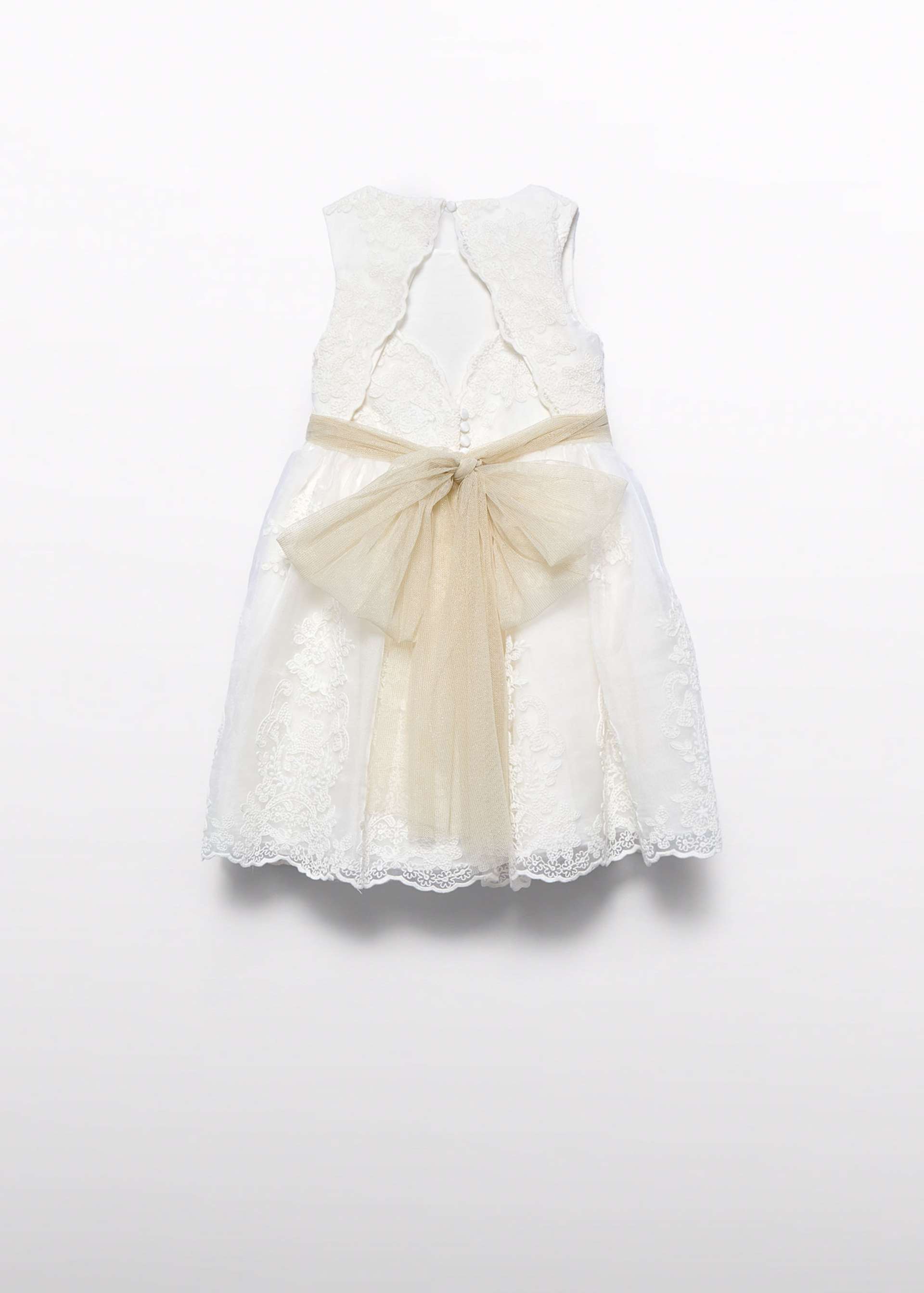 Abito organza ricamo bambino