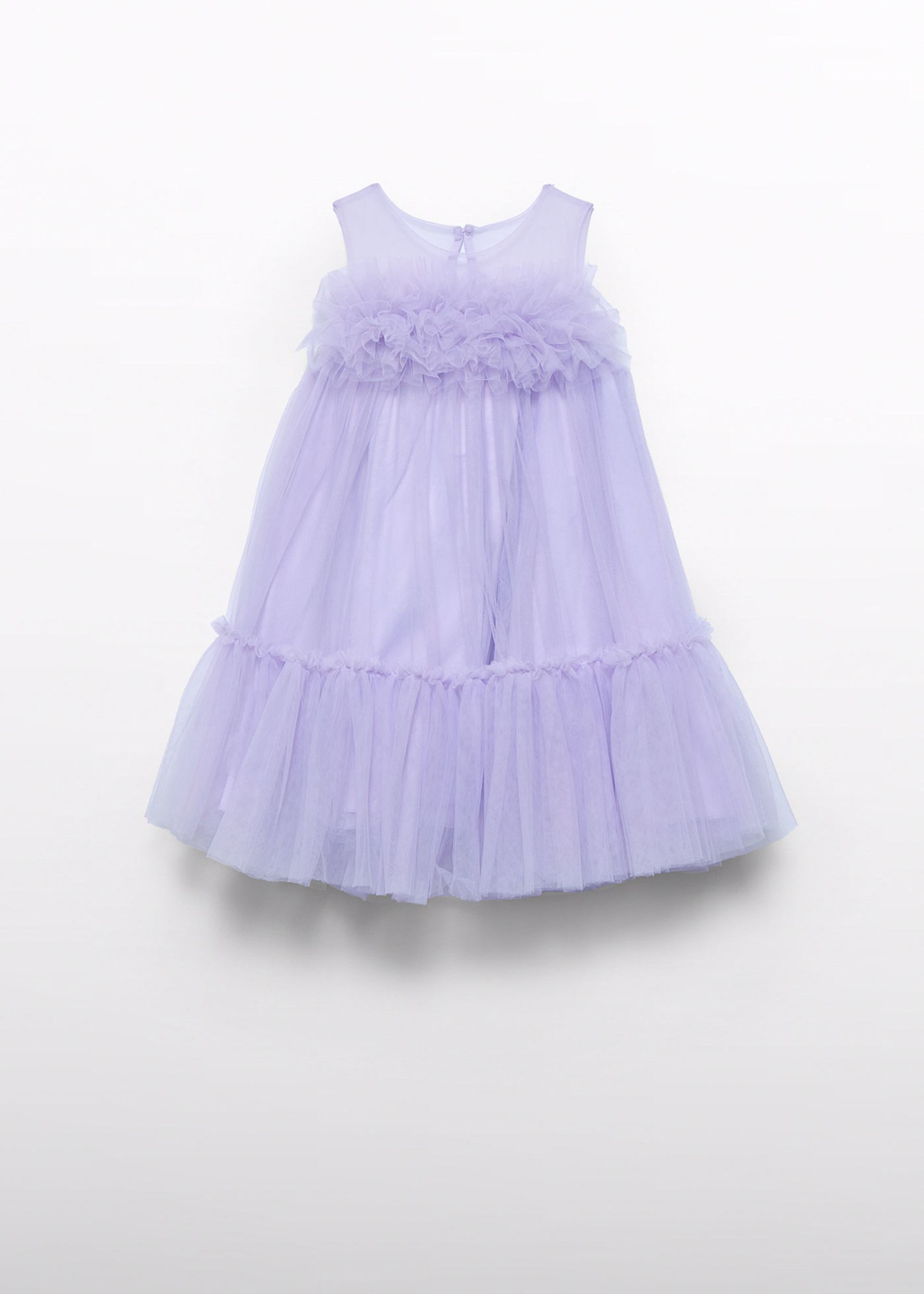 Vestido tule volume menina Vestido tule volume menina