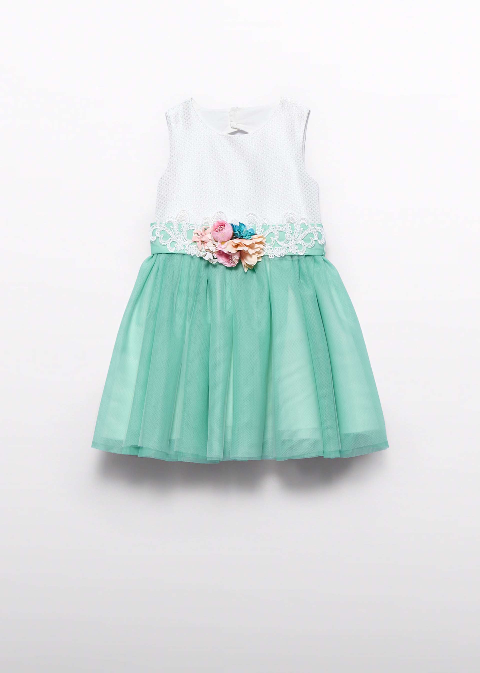Girl embroidered structured dress Girl embroidered structured dress
