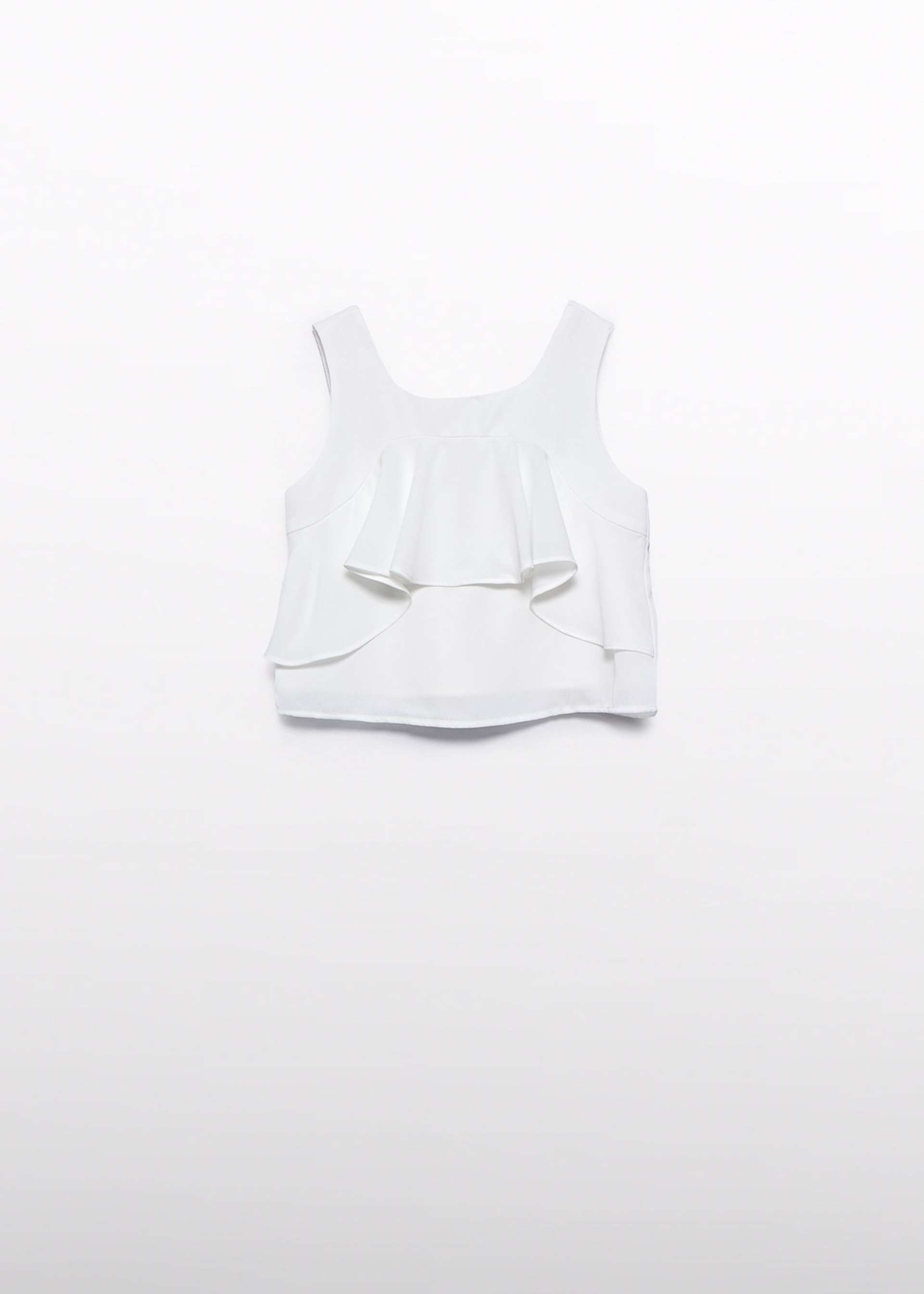 Girl chiffon ruffle top