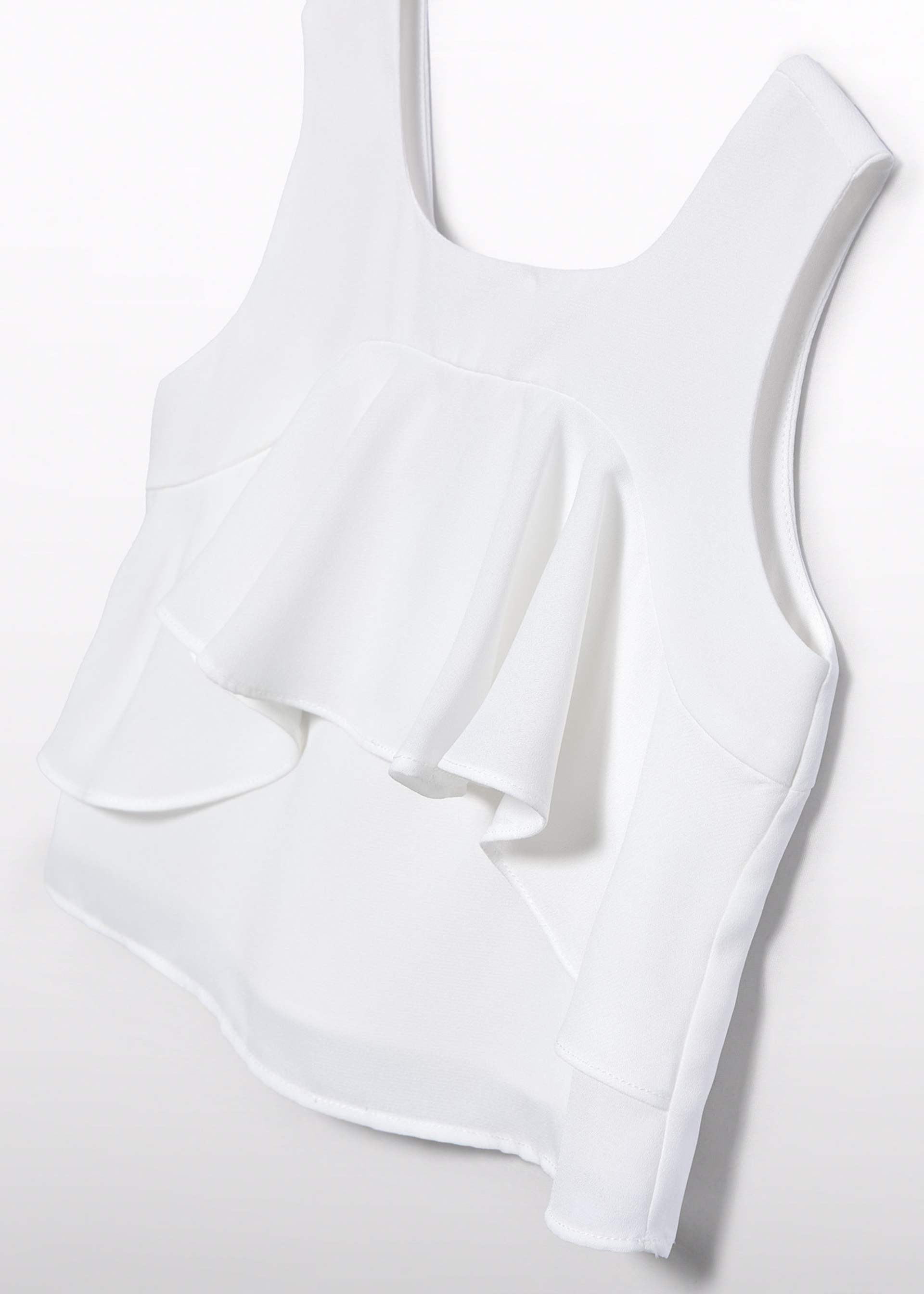 Girl chiffon ruffle top