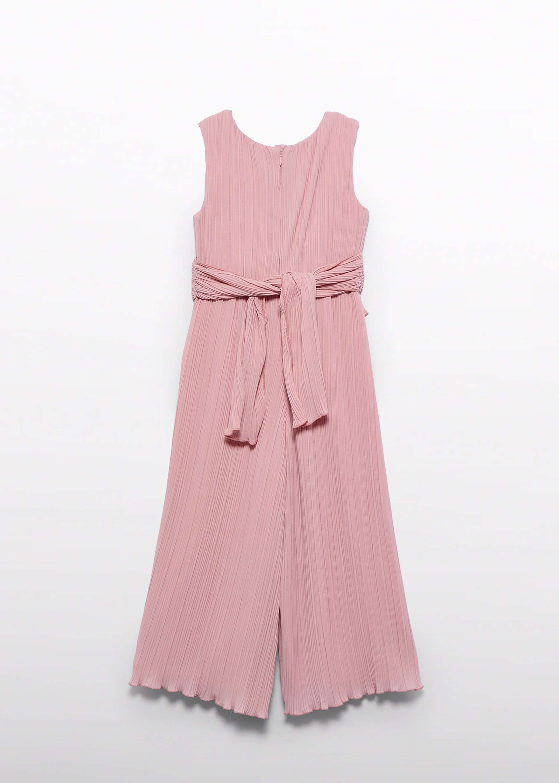 Girl pleated chiffon jumpsuit