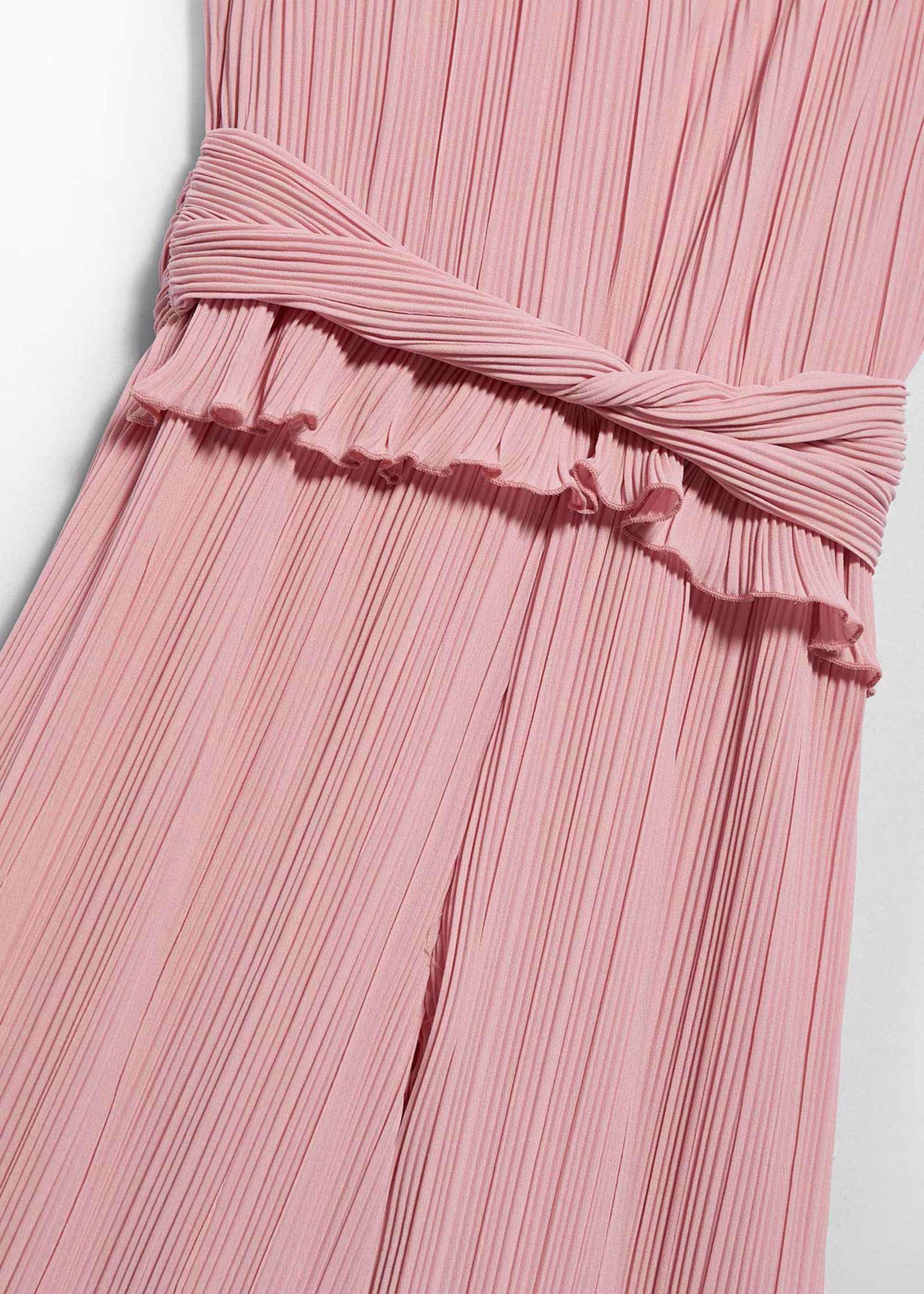 Girl pleated chiffon jumpsuit