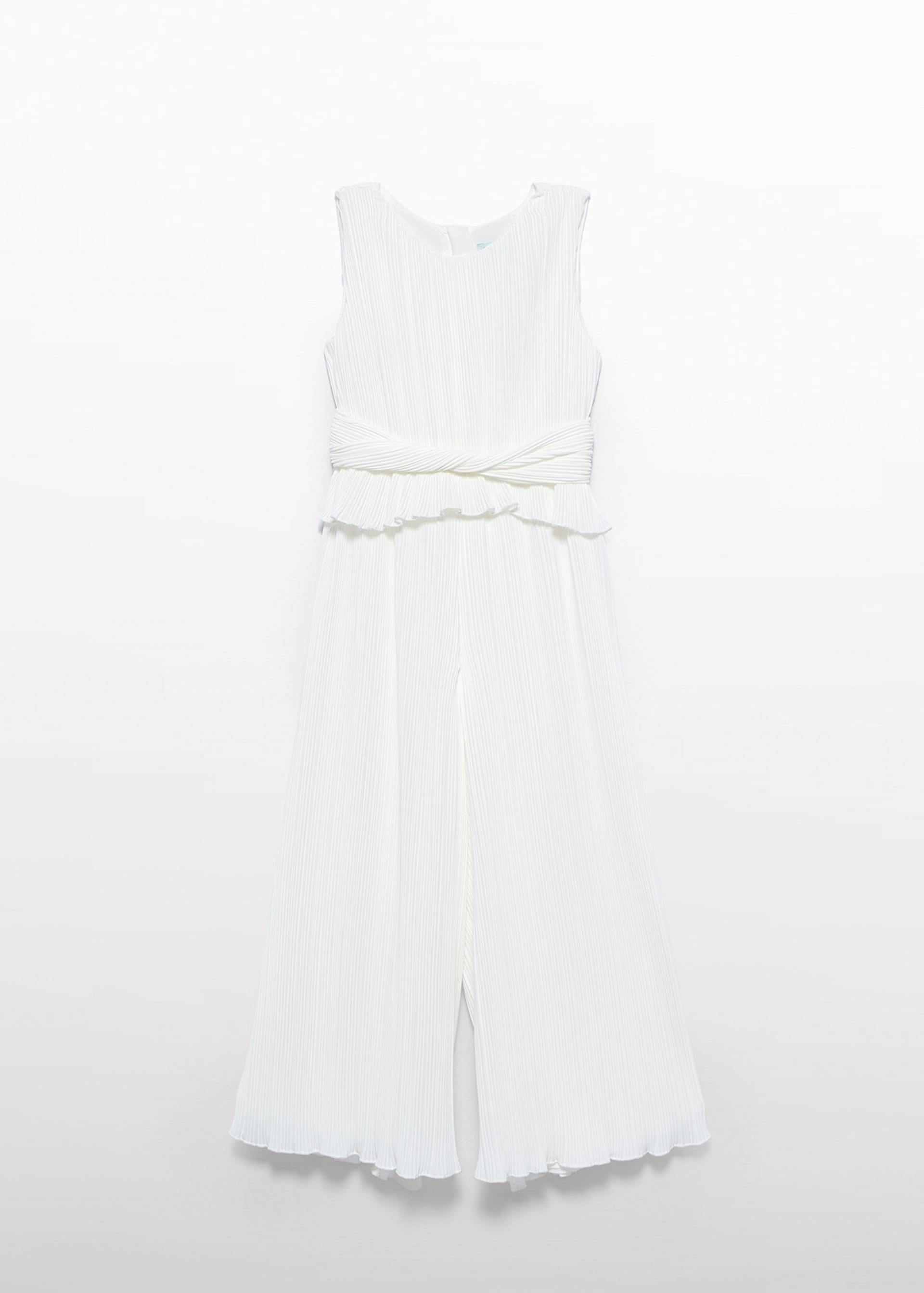 Tuta chiffon plissettata bambina