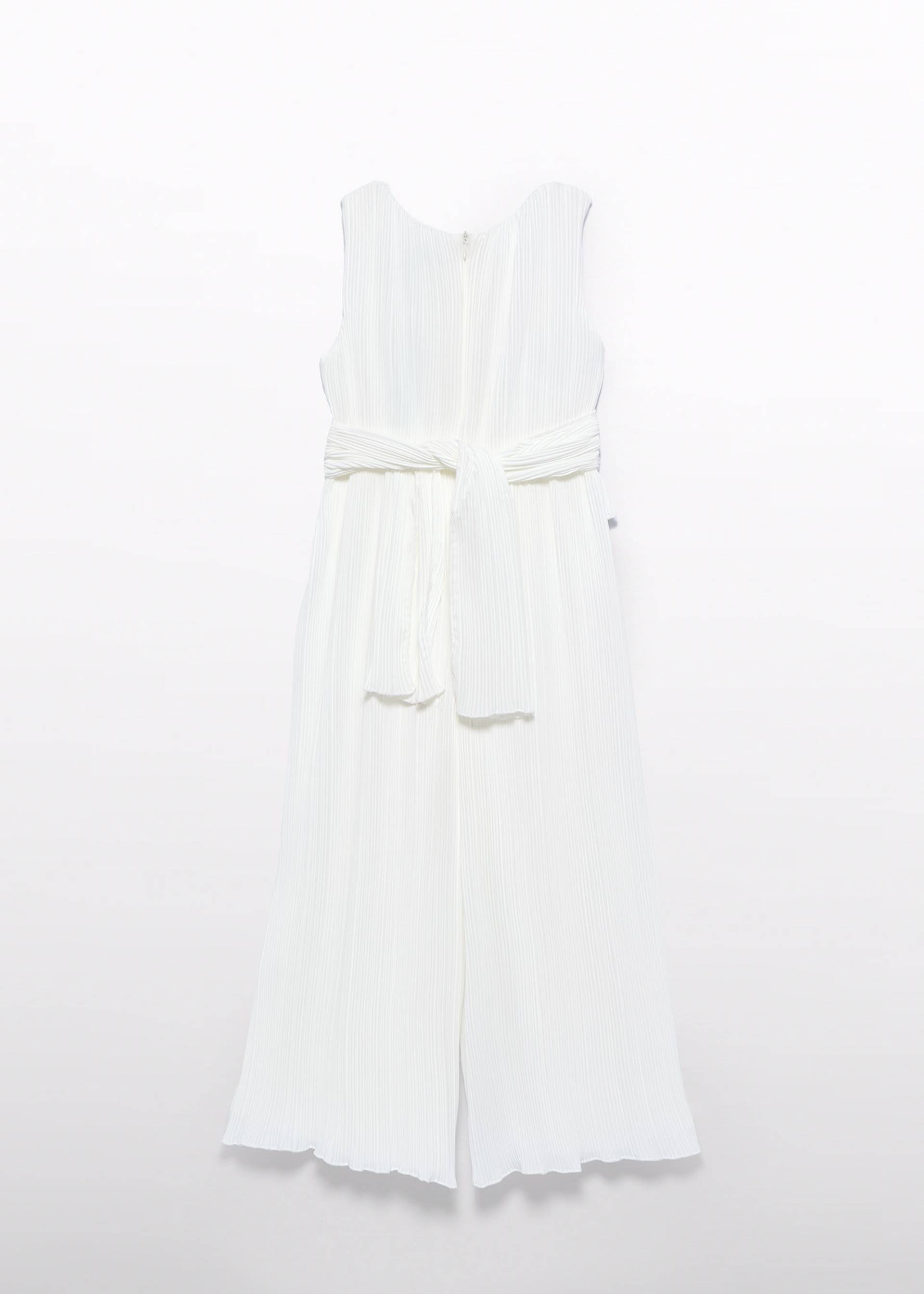 Girl pleated chiffon jumpsuit