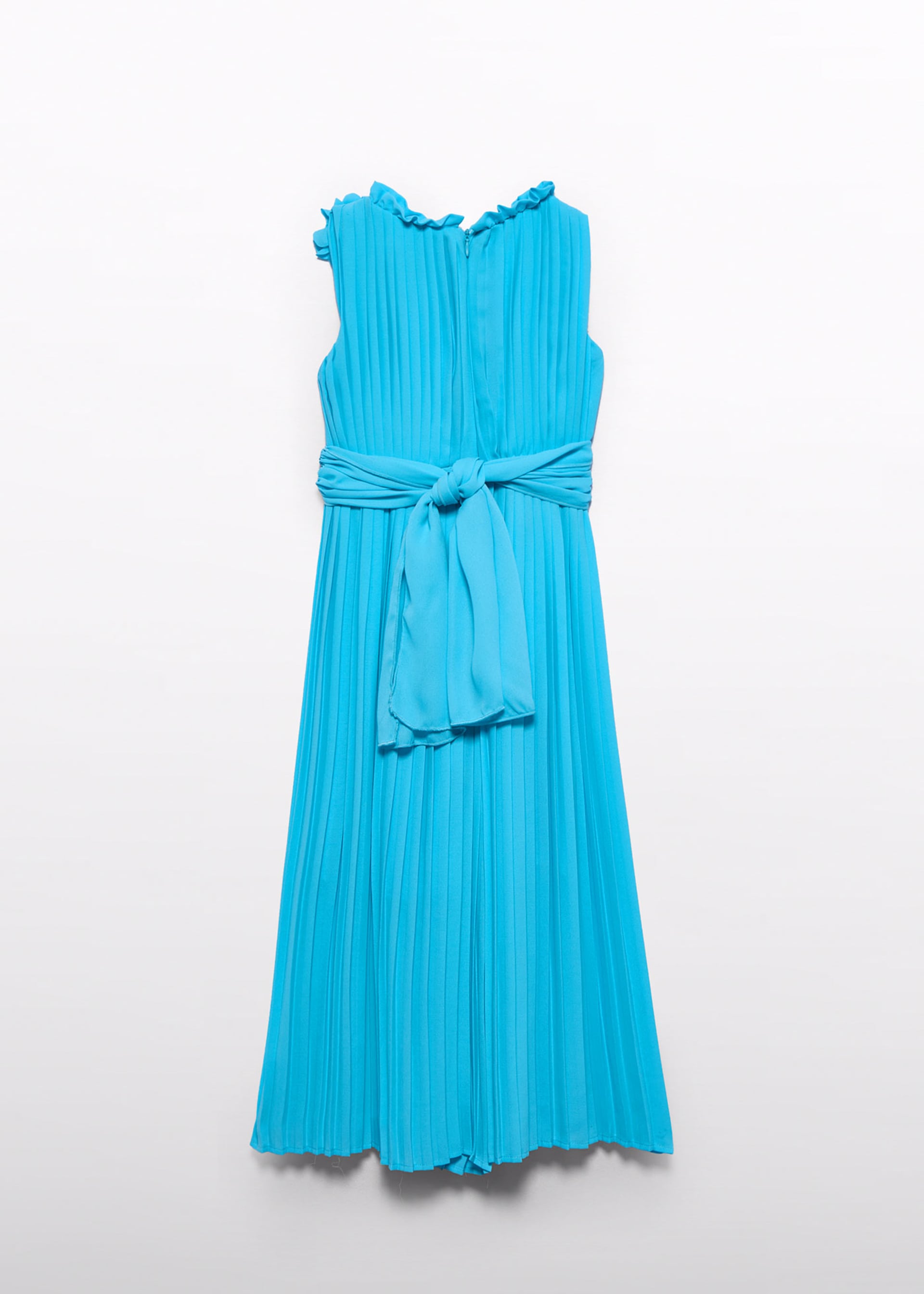 Salopeta lunga crep pliuri fetita