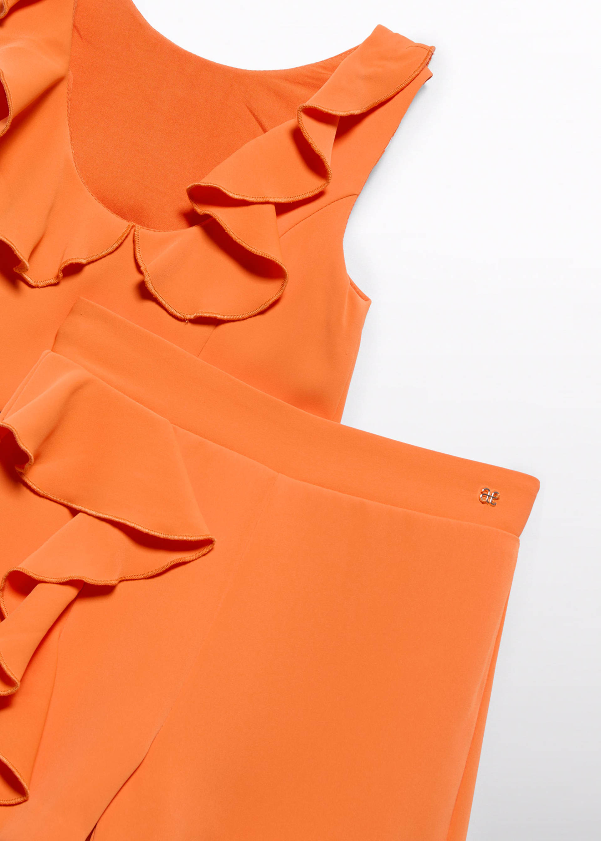 Conjunto bermuda crepe volante niña