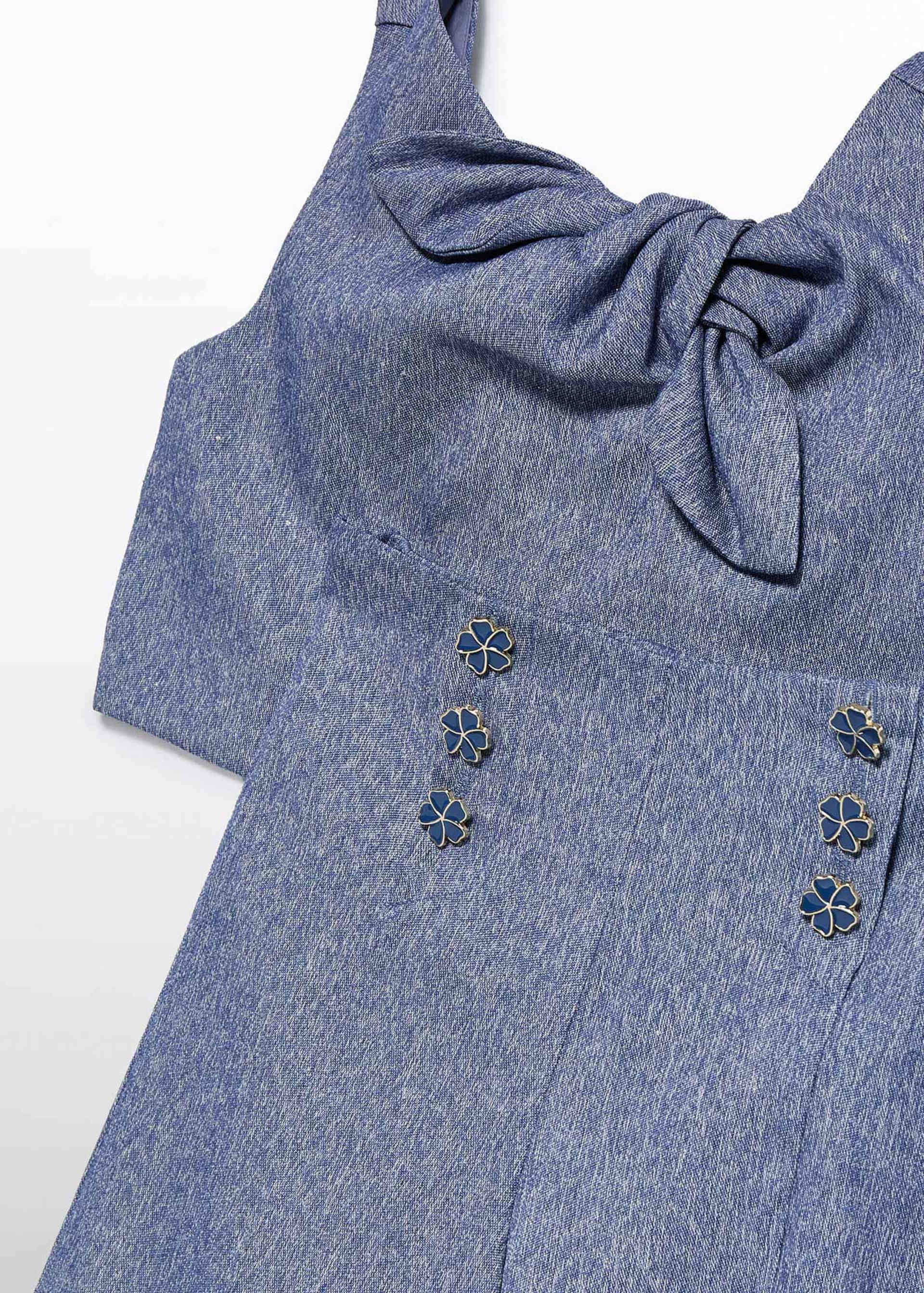 Completo pantalone fiocco bambina