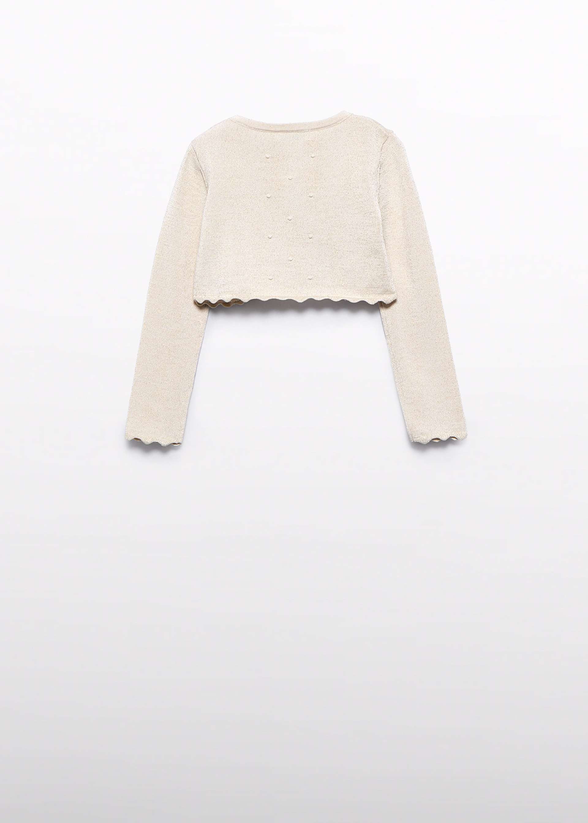 Rebeca tricot ondas niña