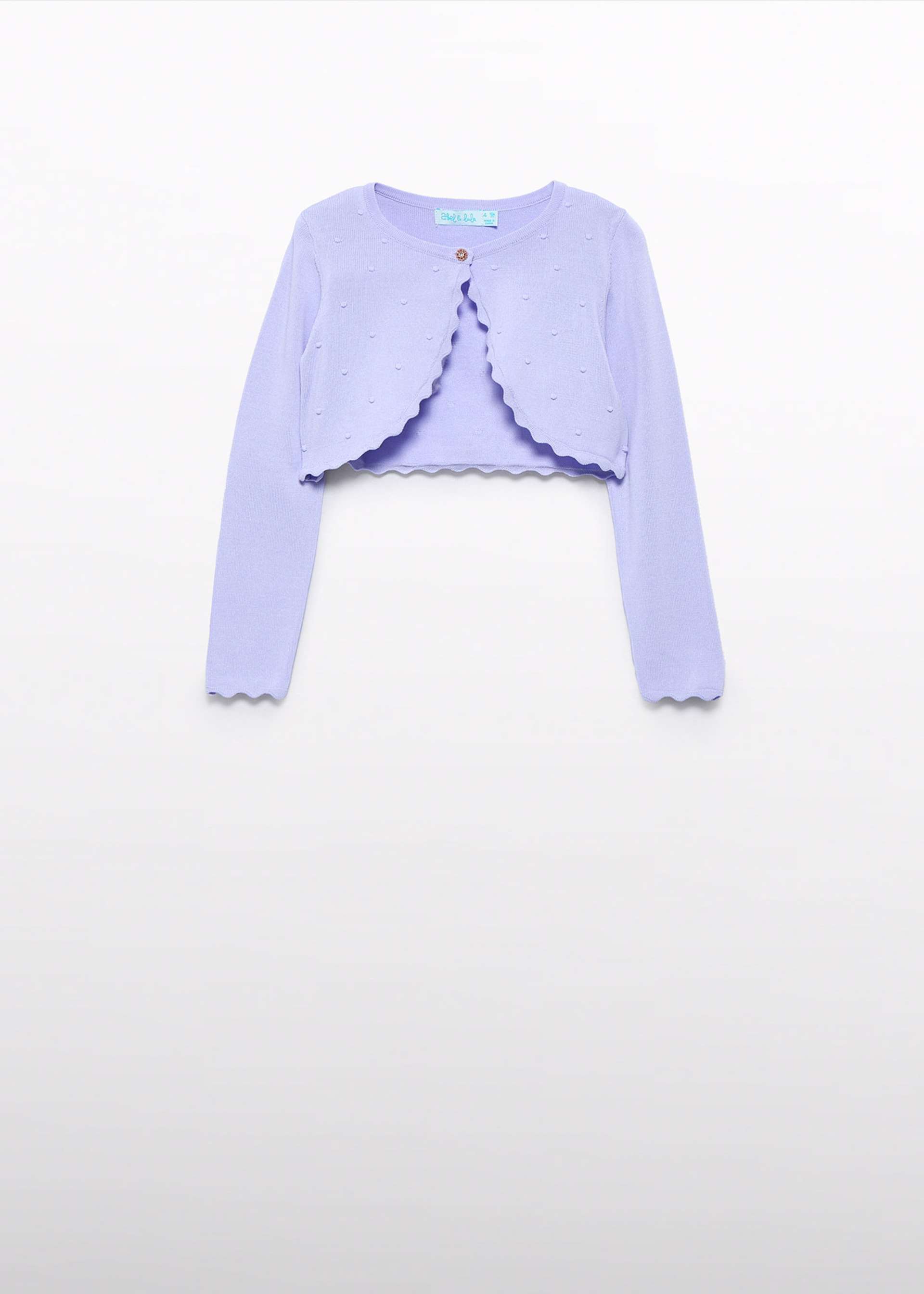 Cardigan tricot onde bambina
