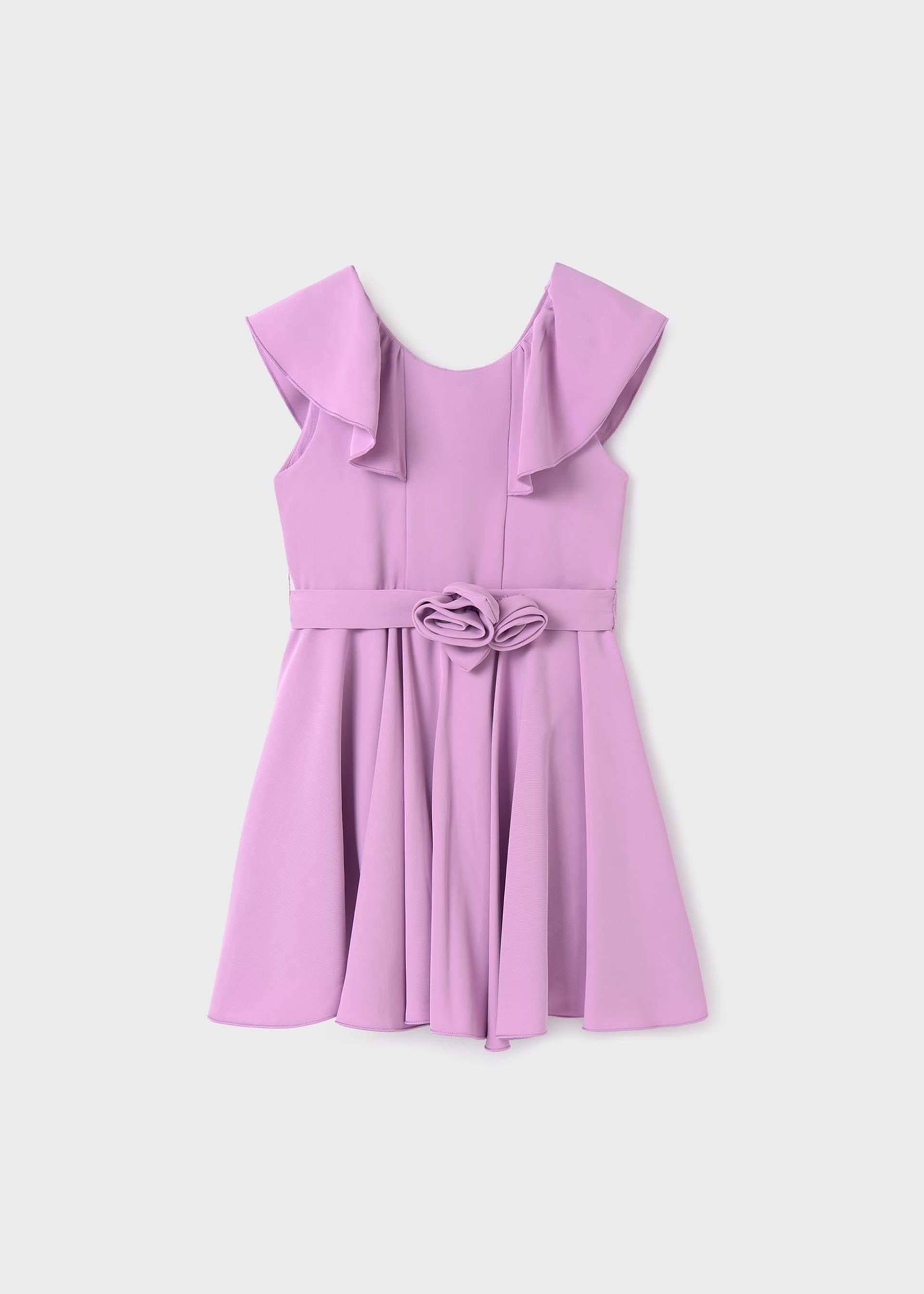 Vestido crepe fluido niña