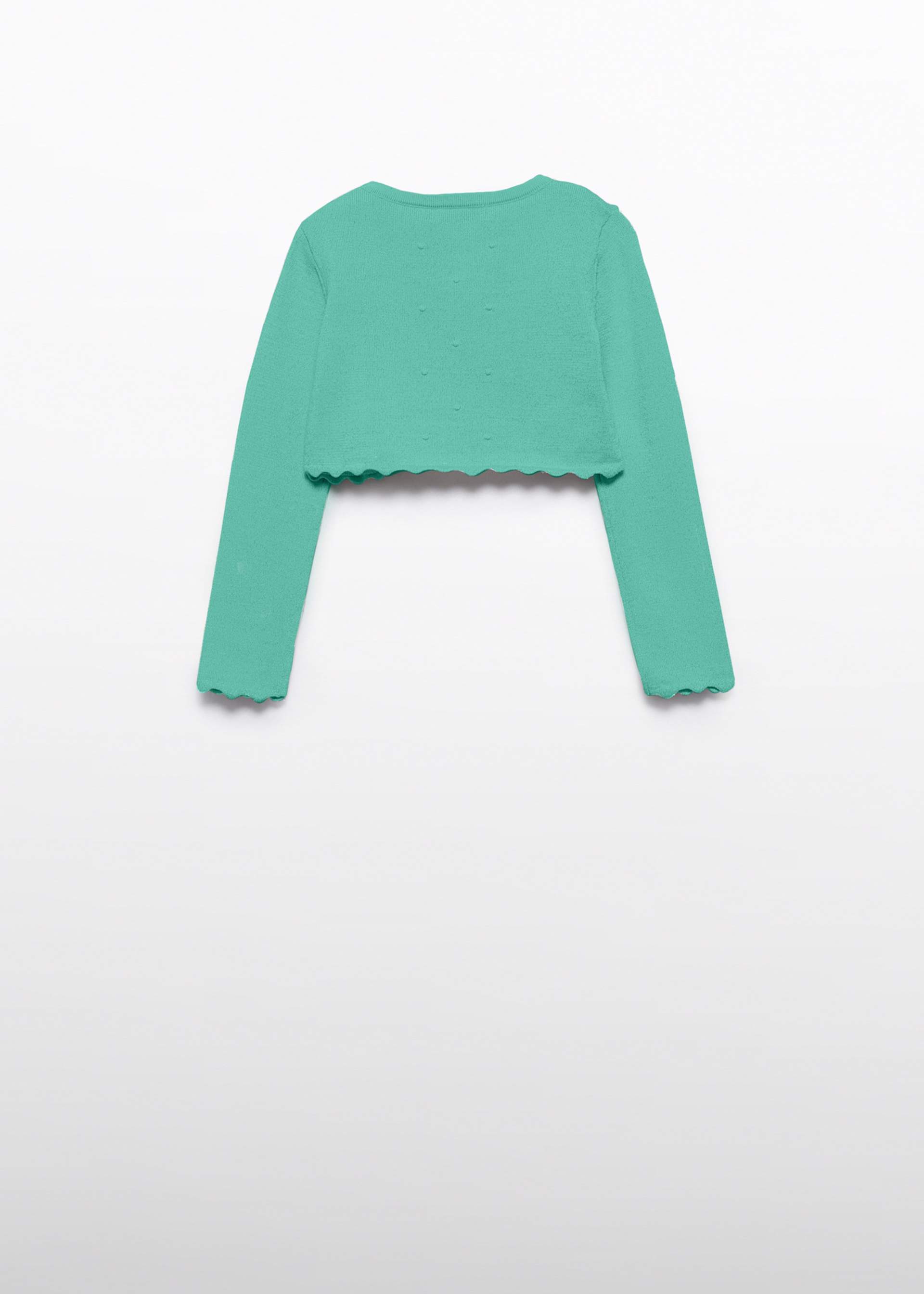 Rebeca tricot ondas niña