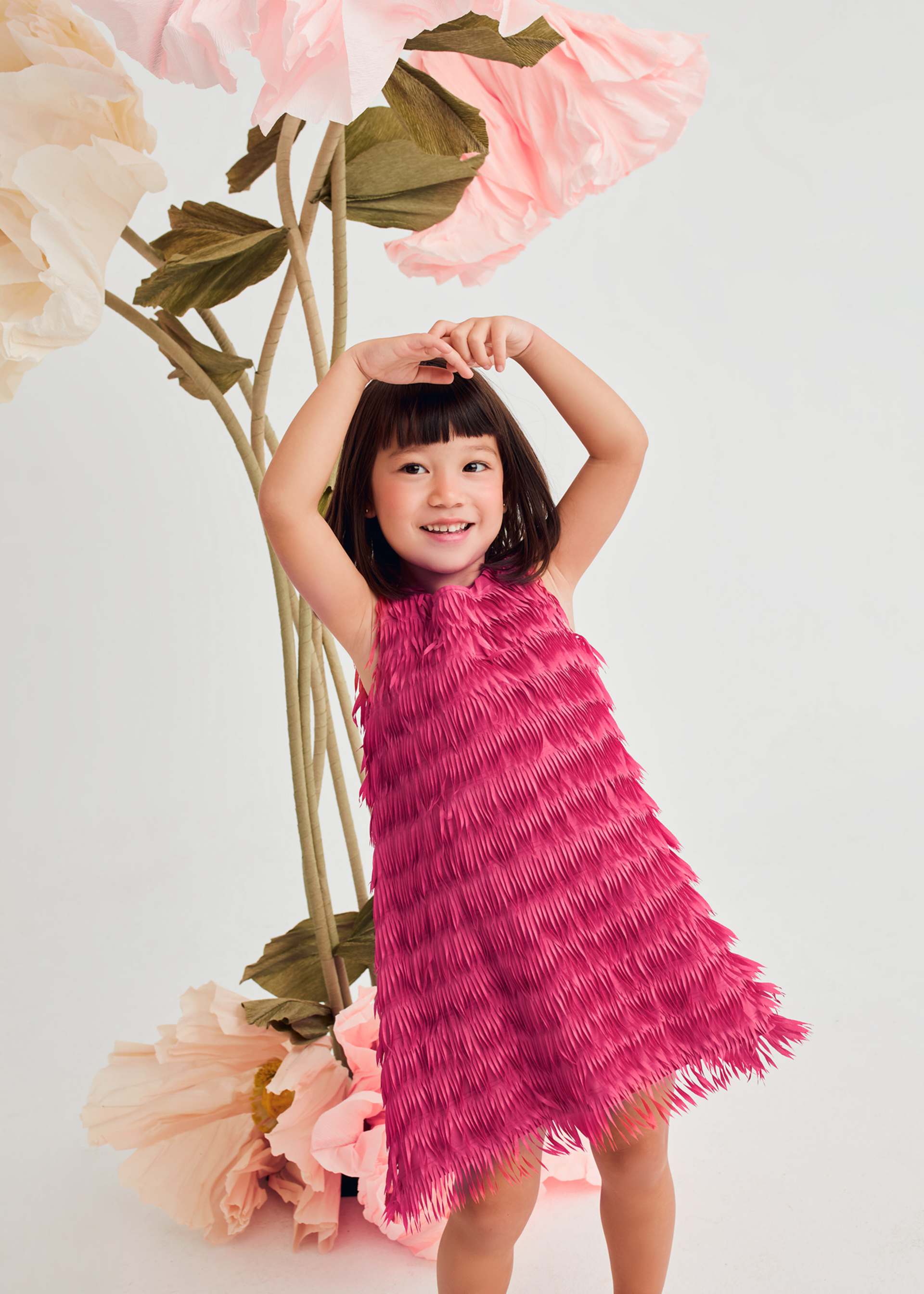 Girl fringed dress Girl fringed dress