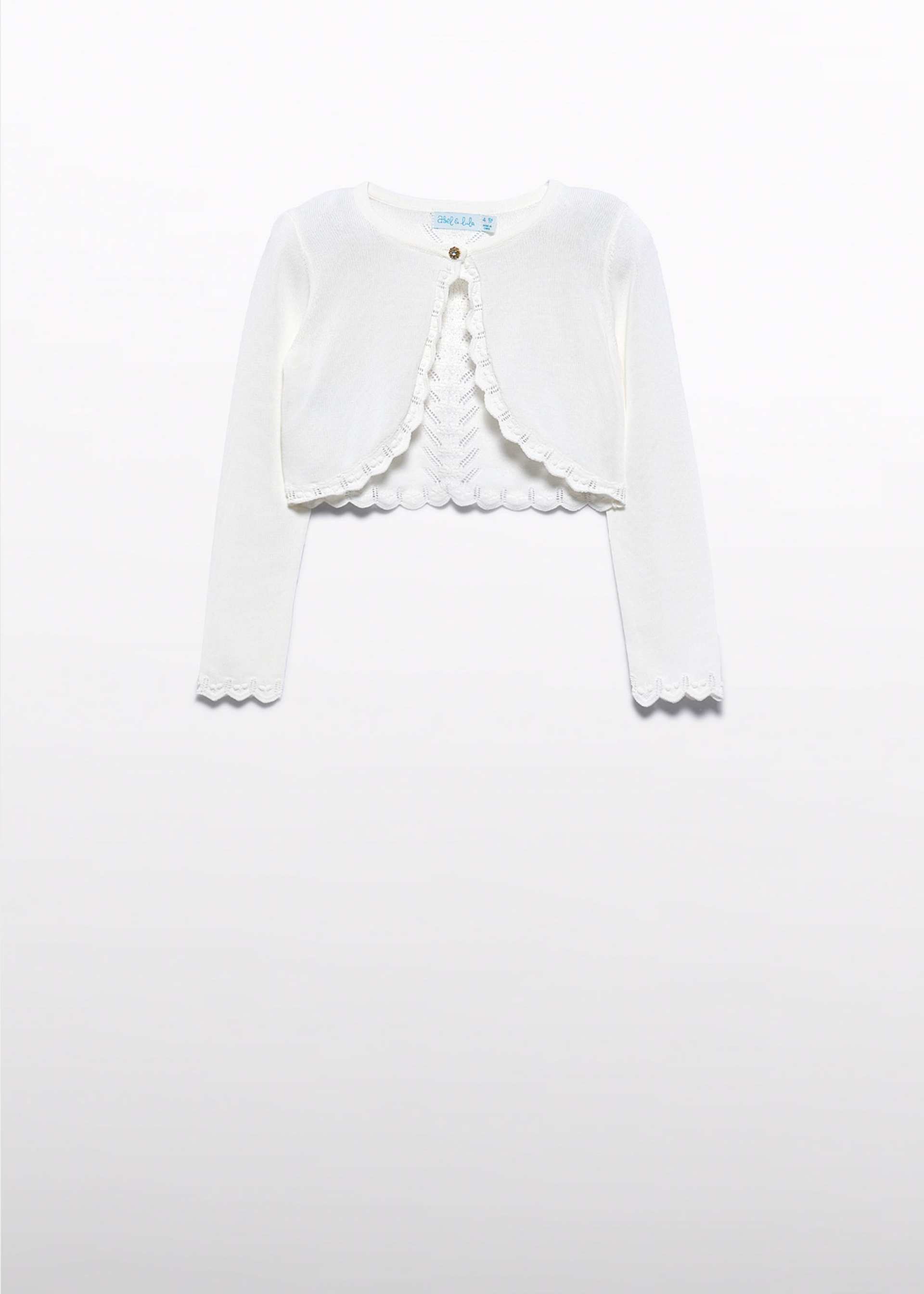Cardigan tricot bambina