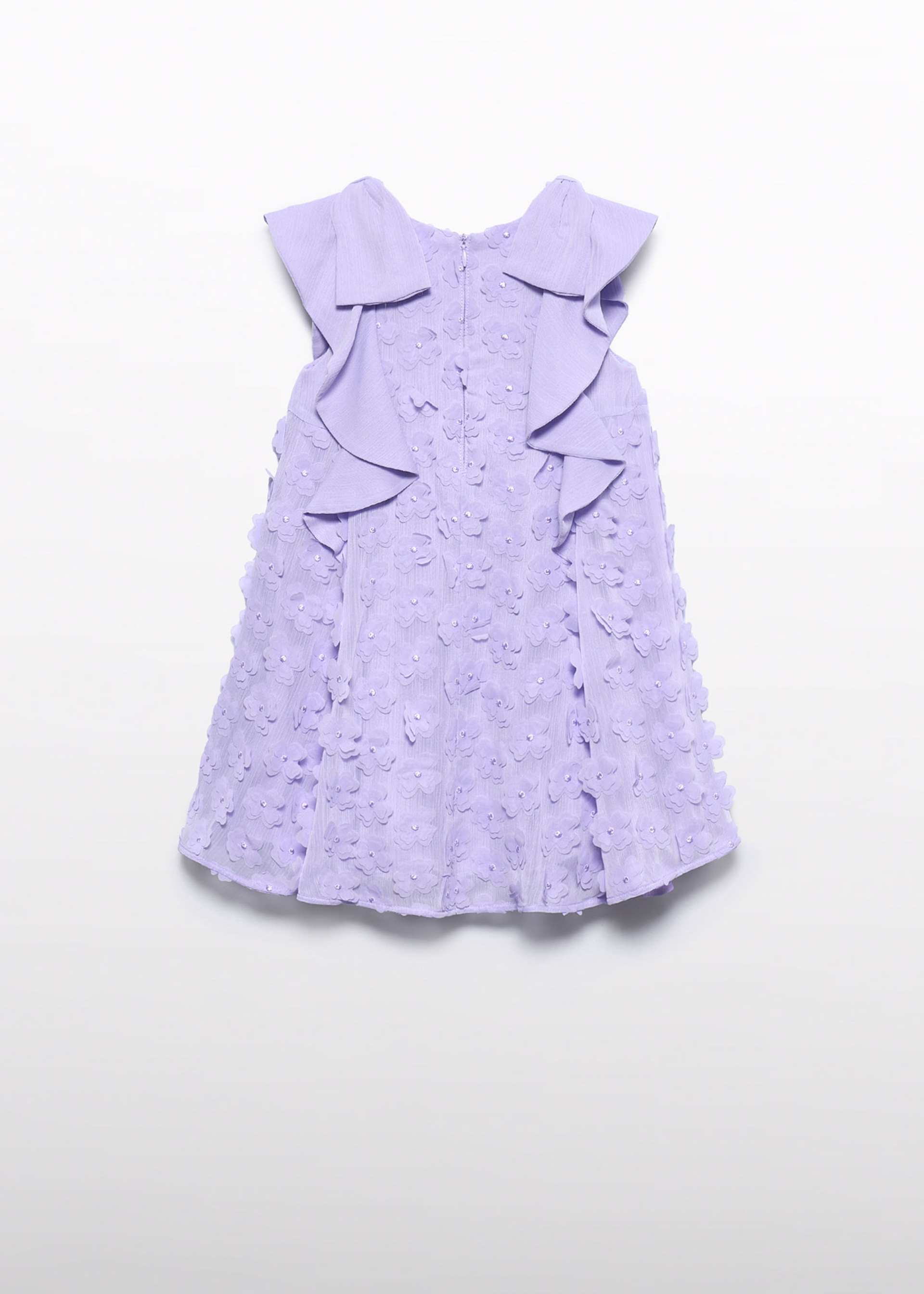 Girl 3D flower bambula dress