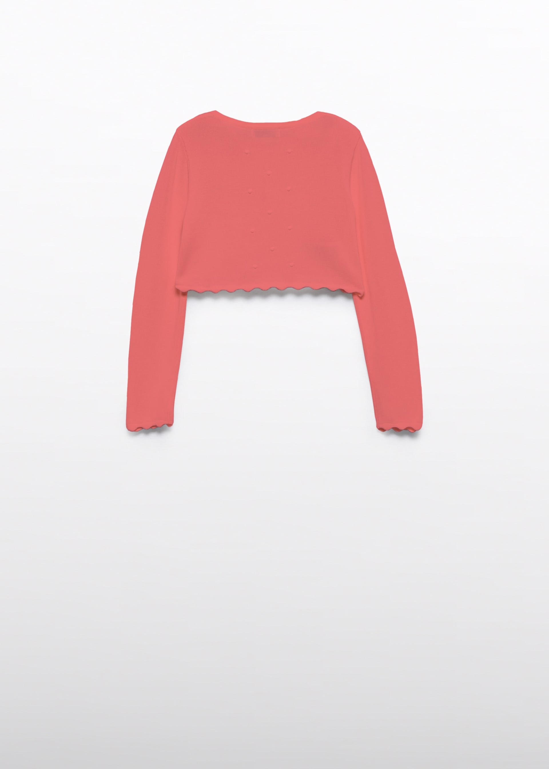 Bolero tricot ondas menina