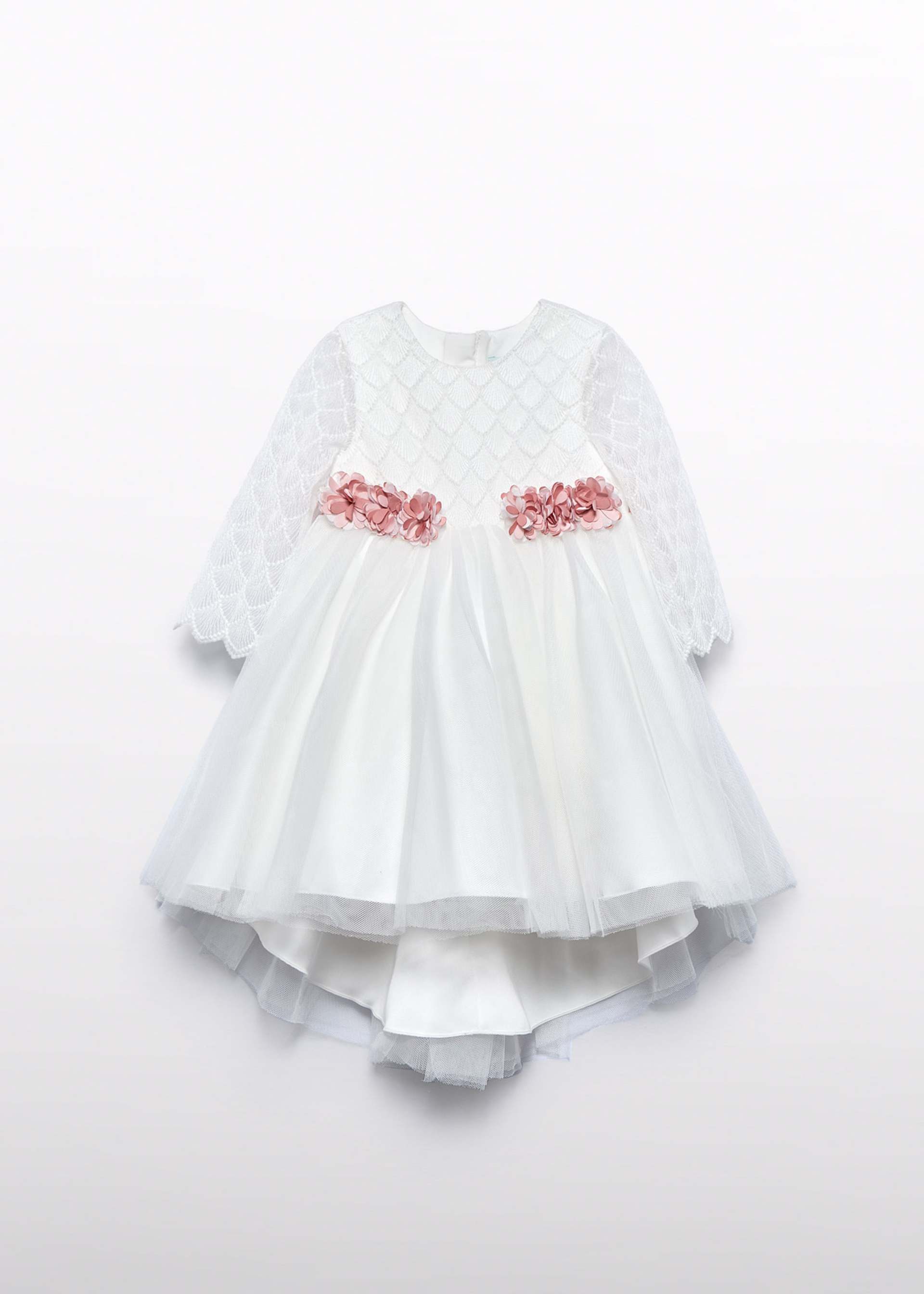 Rochie tul brodat bebe fetita