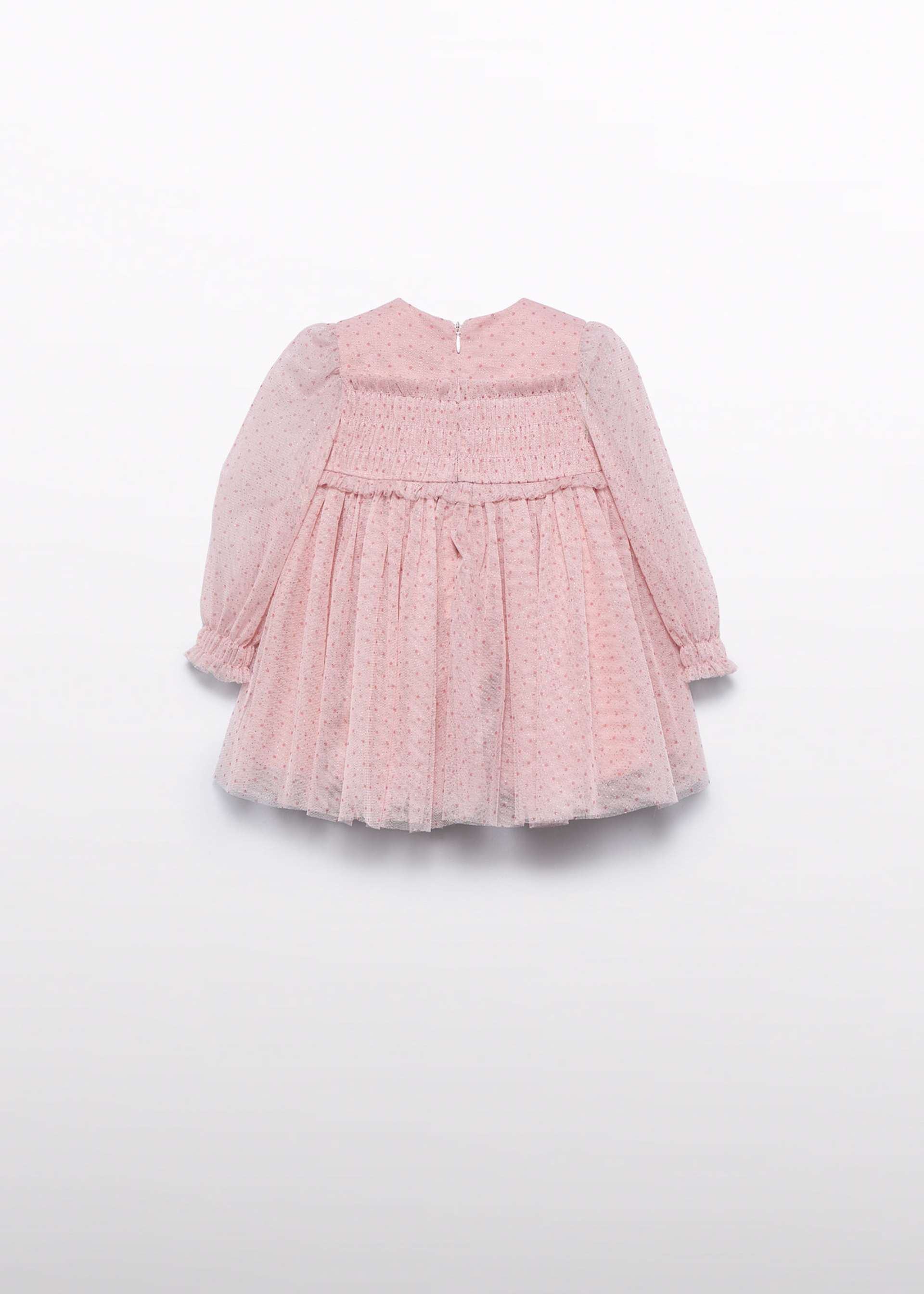 Vestido tul glitter bebé niña