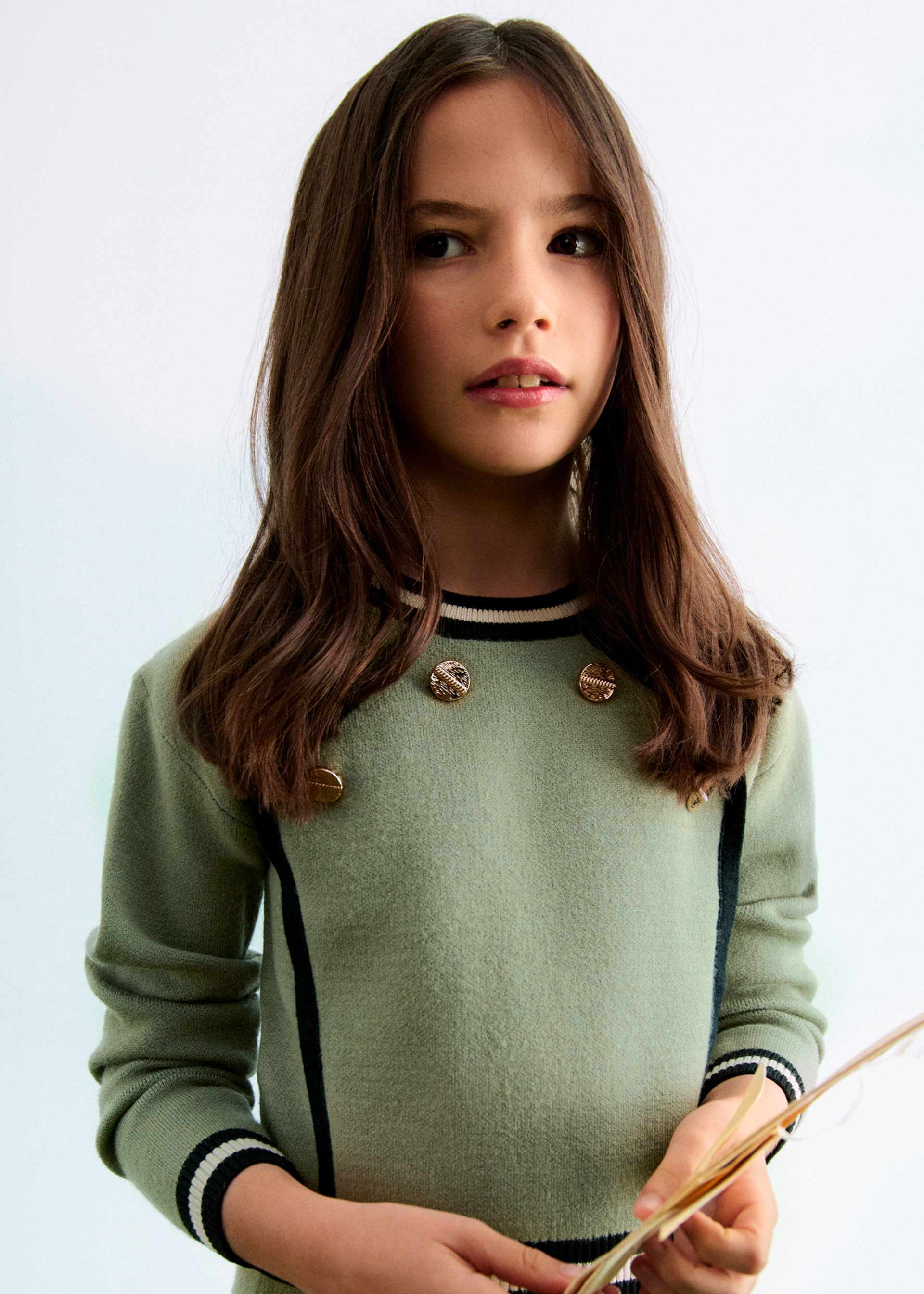 Conjunto falda tricot niña