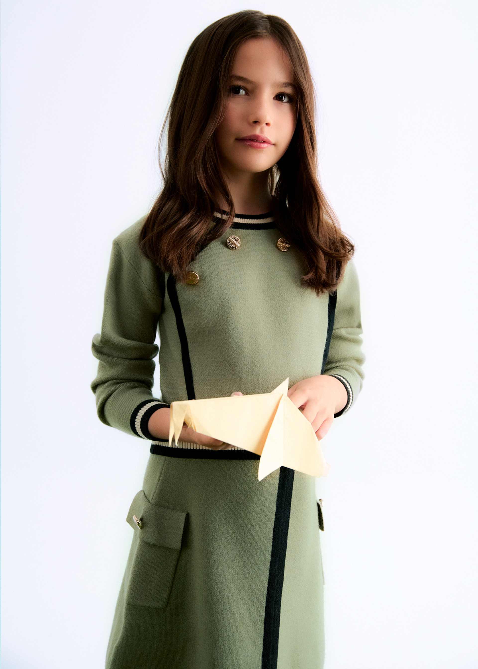 Ensemble jupe tricot fille