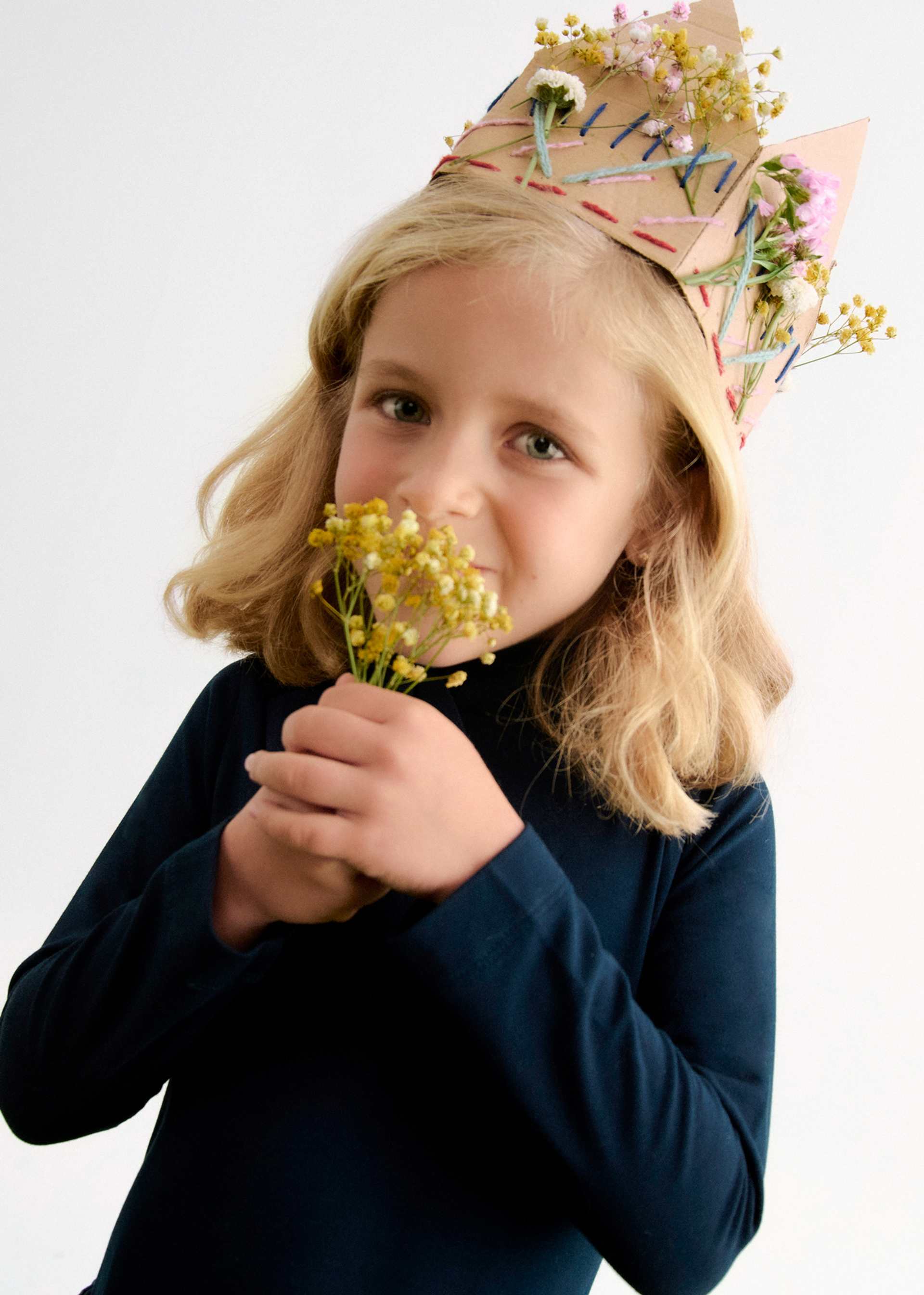 Girl Turtleneck with Bow Tie