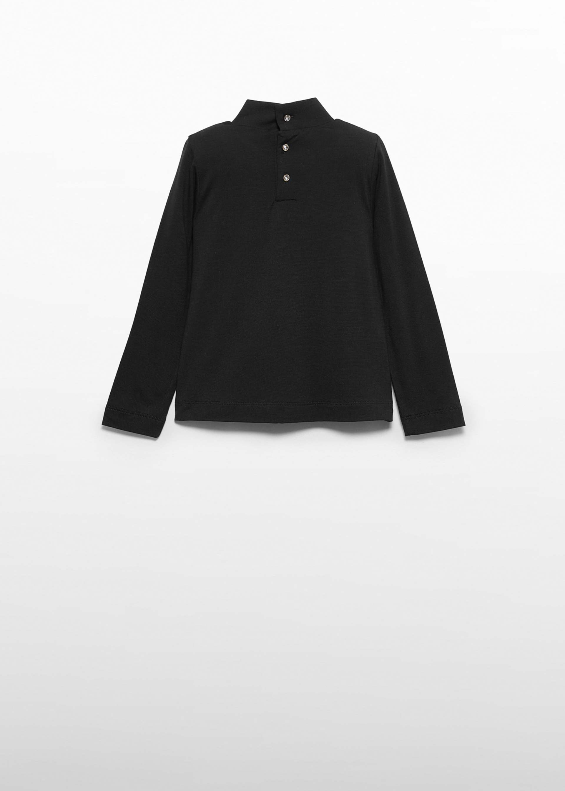 Camisola gola laçada menina