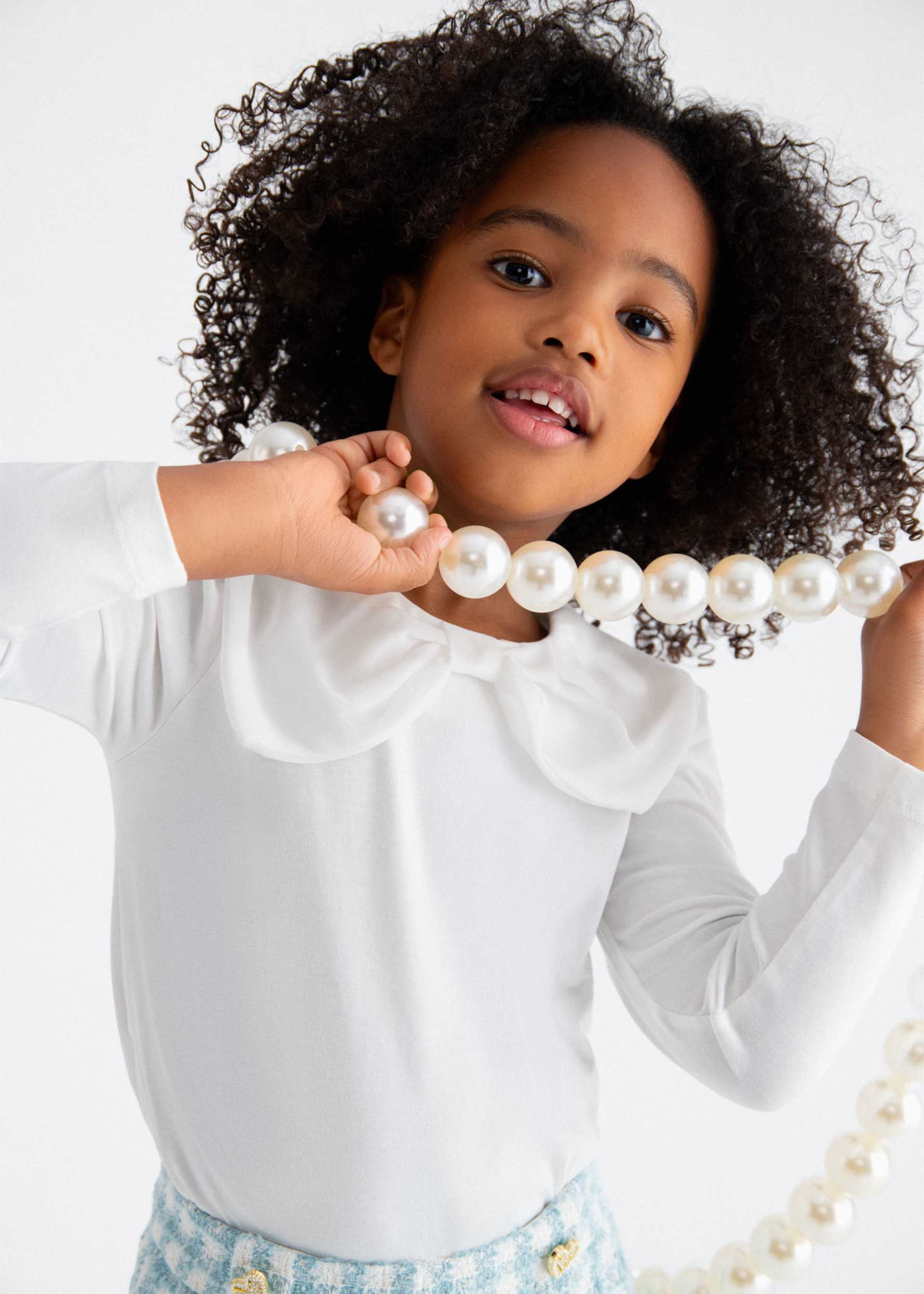 girls chiffon lace t-shirt