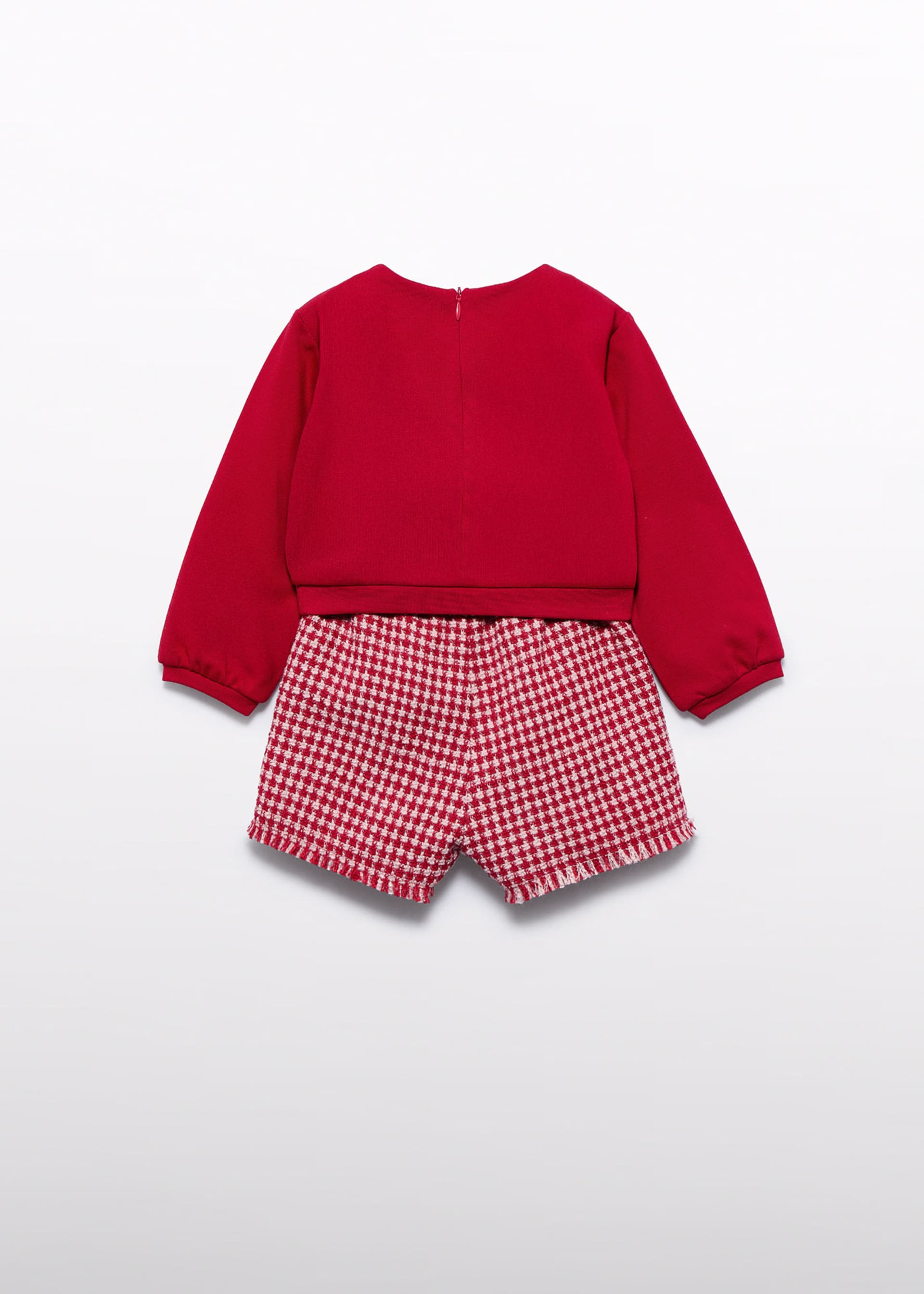Conjunto bermuda bebé menina