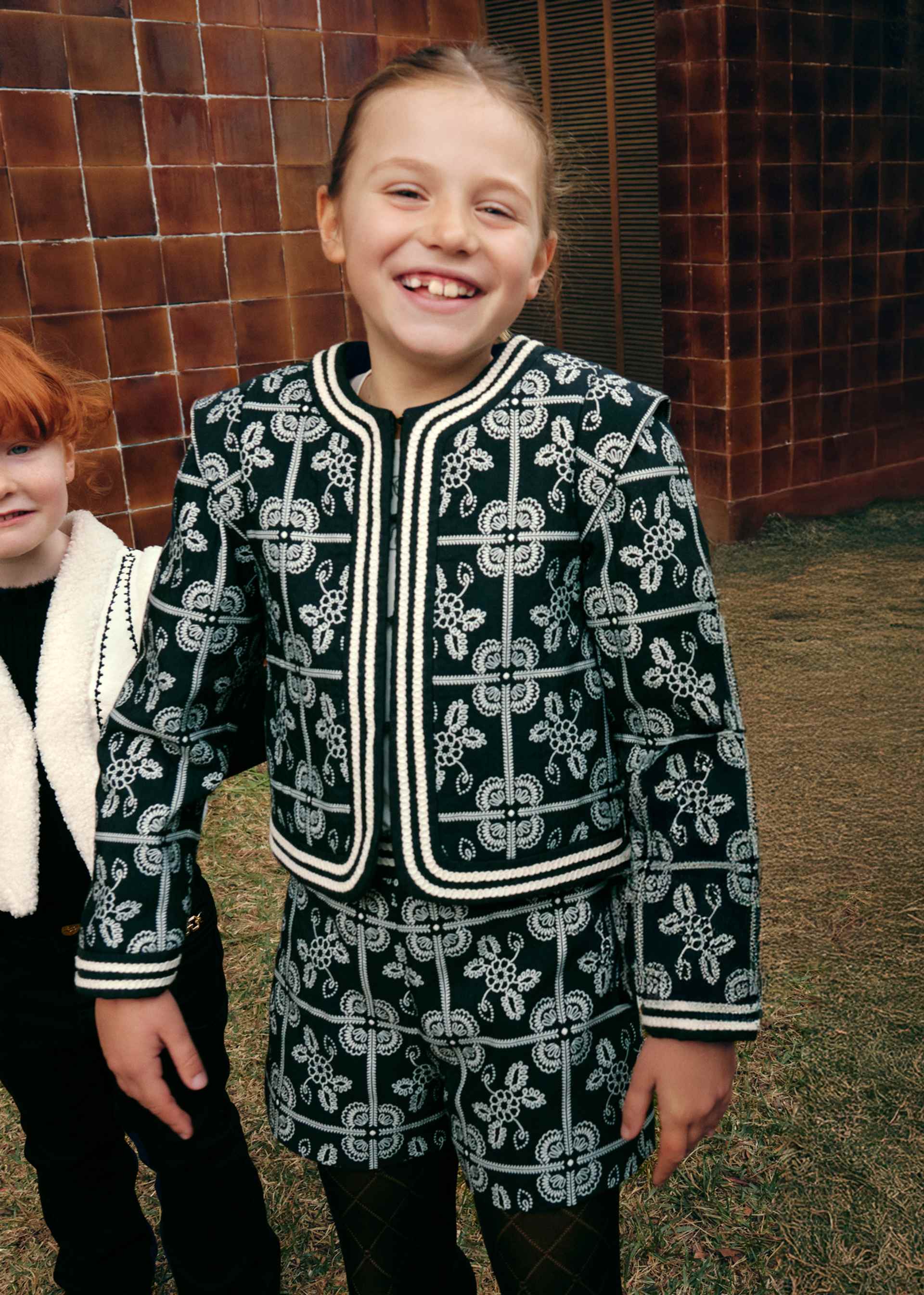 Bermuda jacquard niña