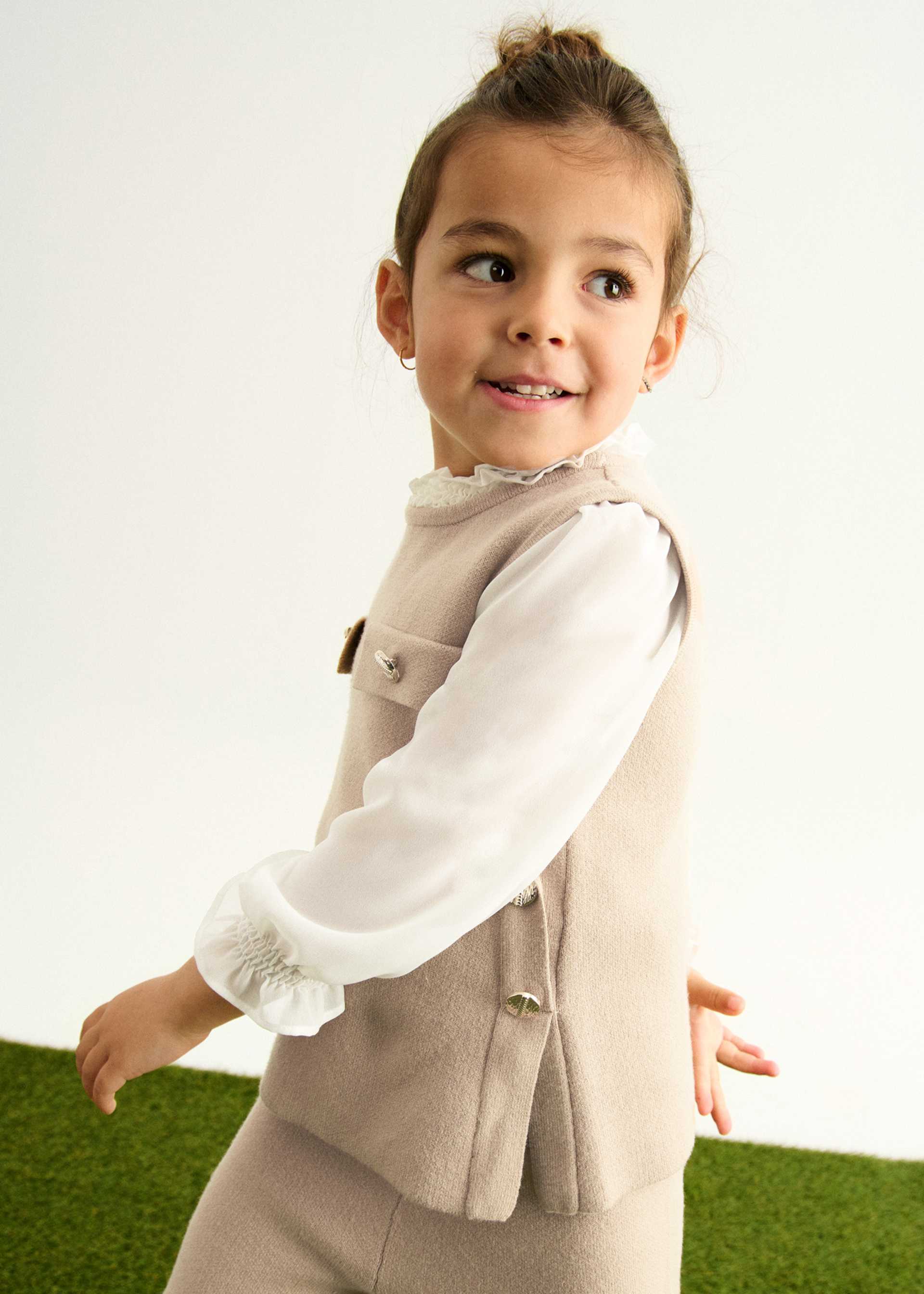 Completo bermuda maglia midi bambina