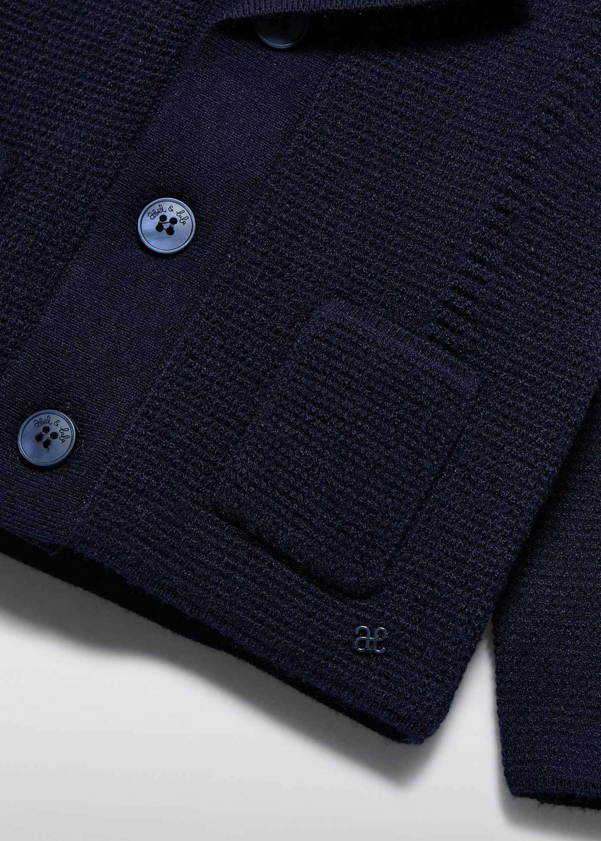 Sacou tricot bebe baiat