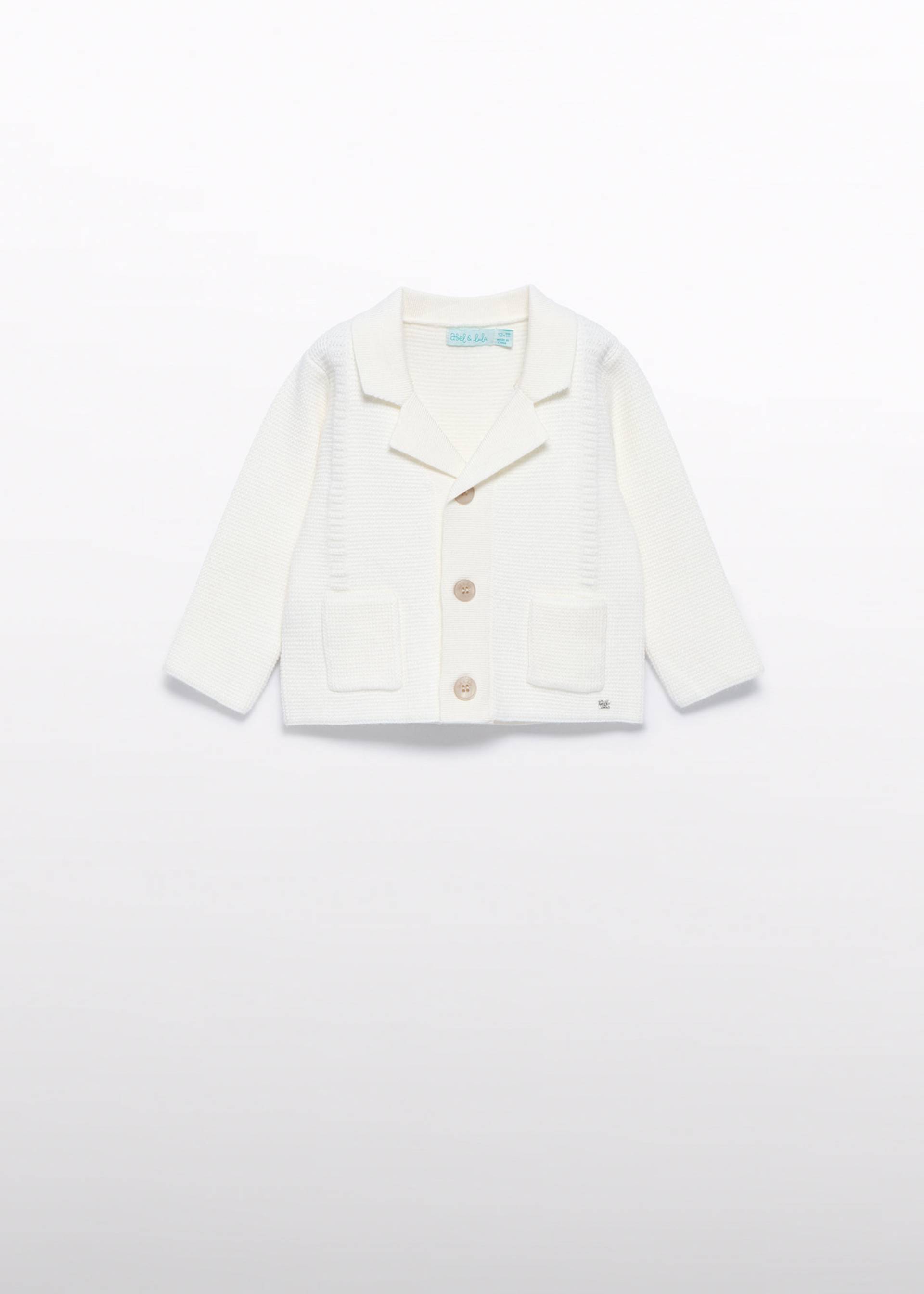 Sacou tricot bebe baiat