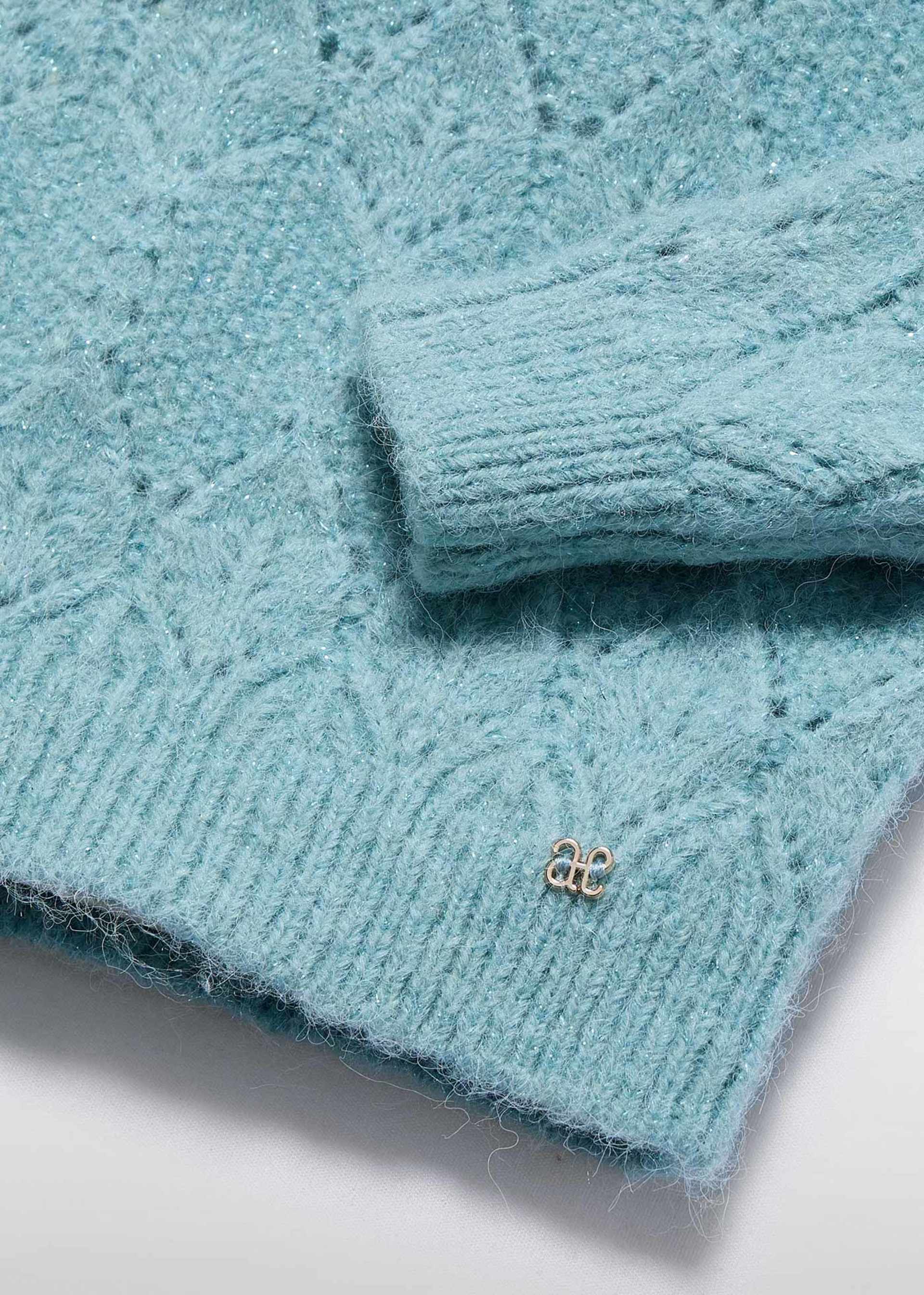 Baby girls open-knit jumper