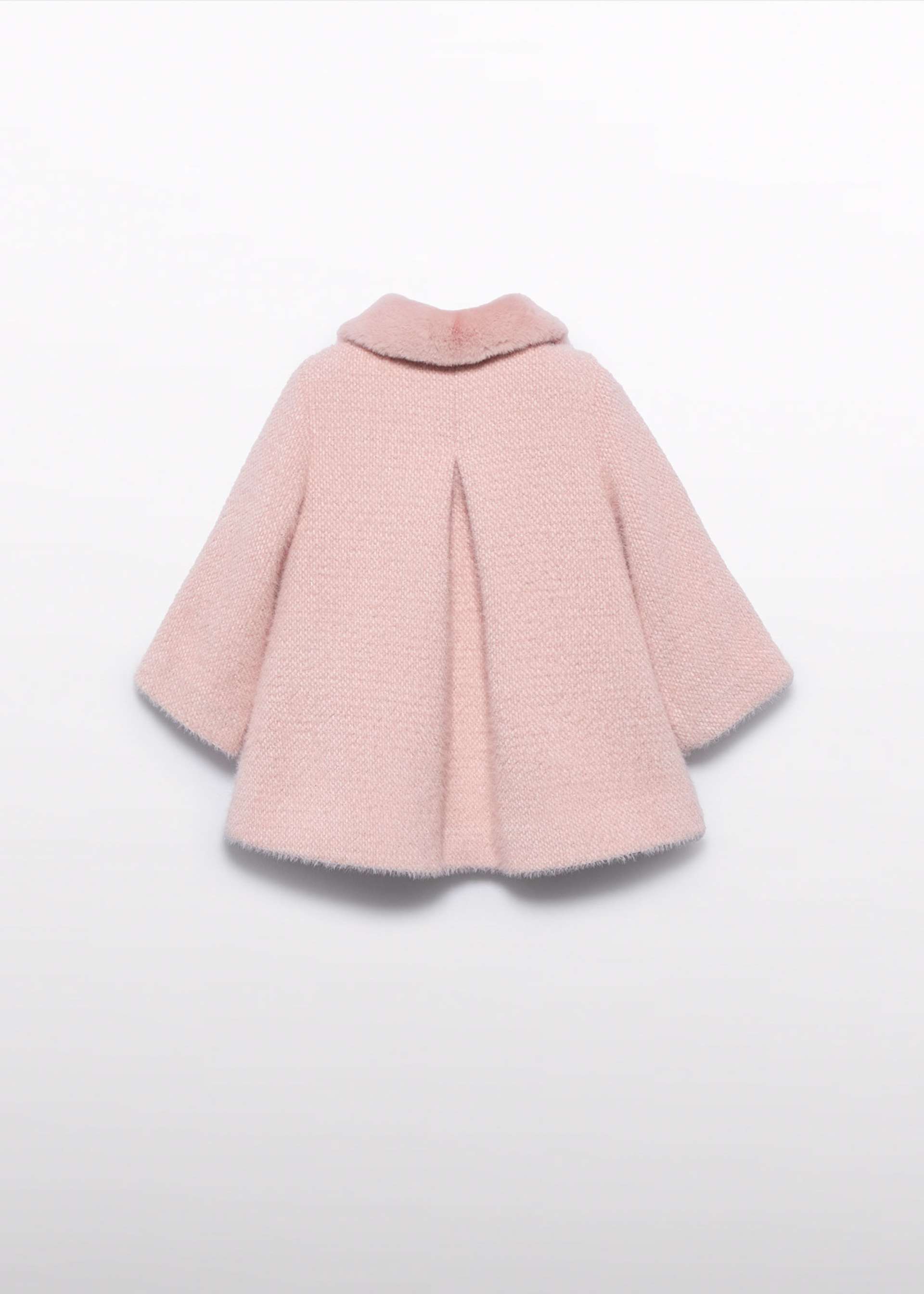 Manteau structuré en maille bébé fille