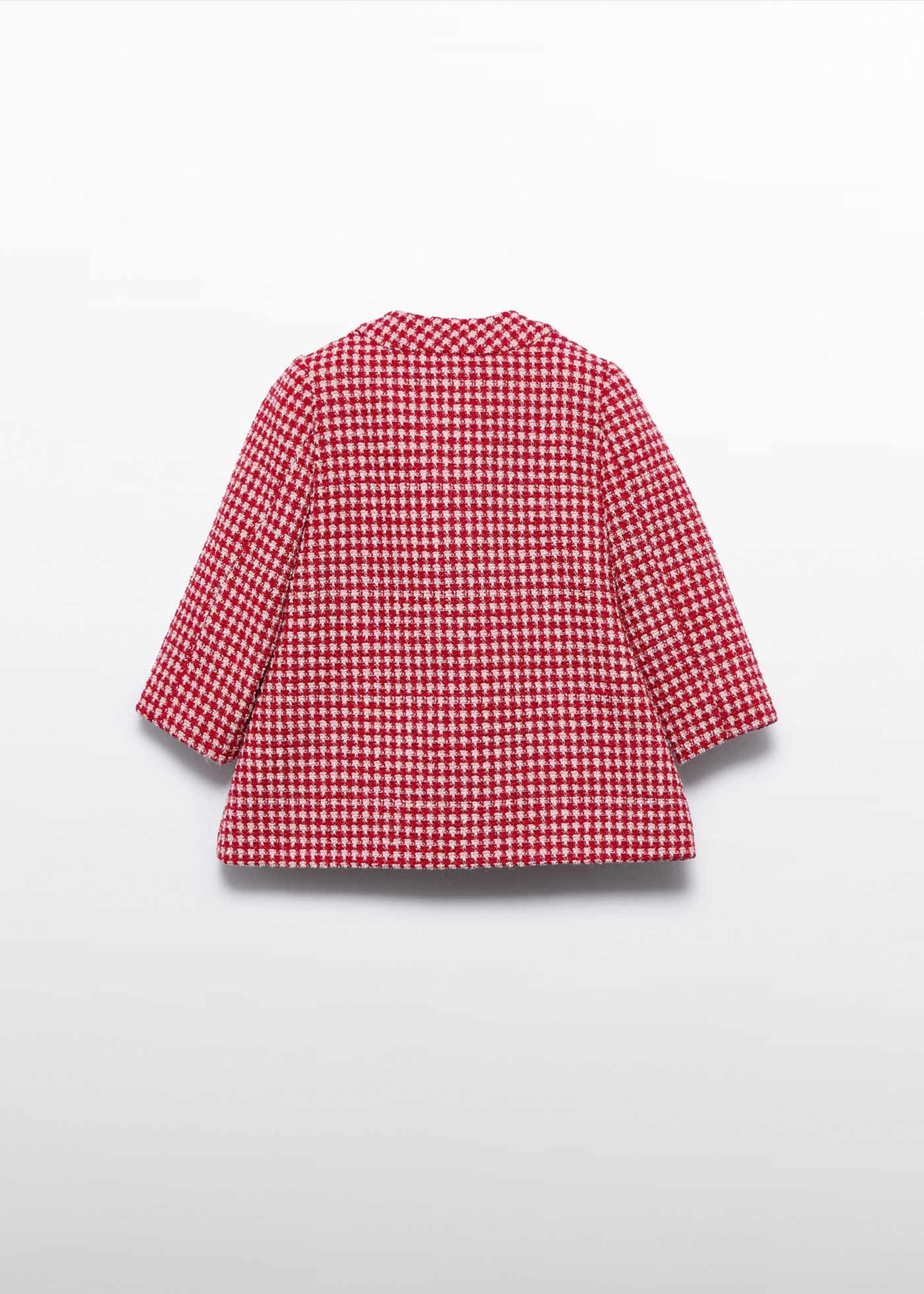 Baby girls mini gingham check coat