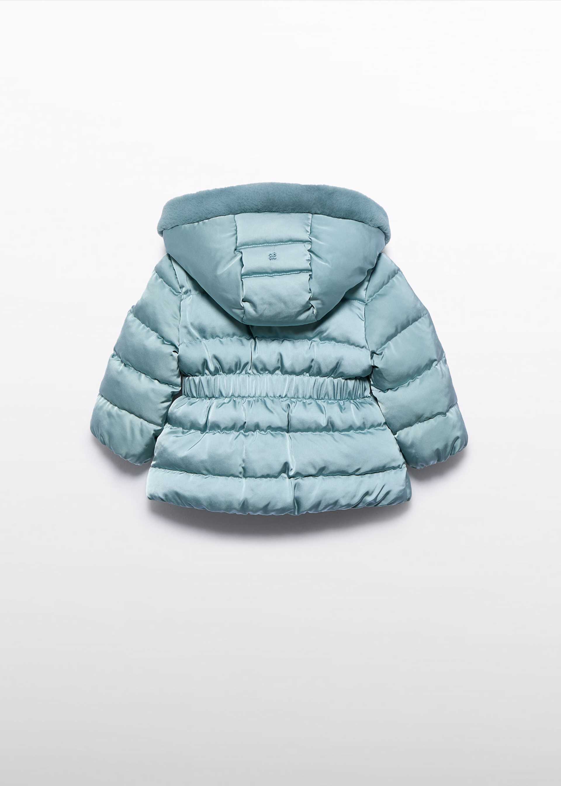 Manteau en satin bébé fille