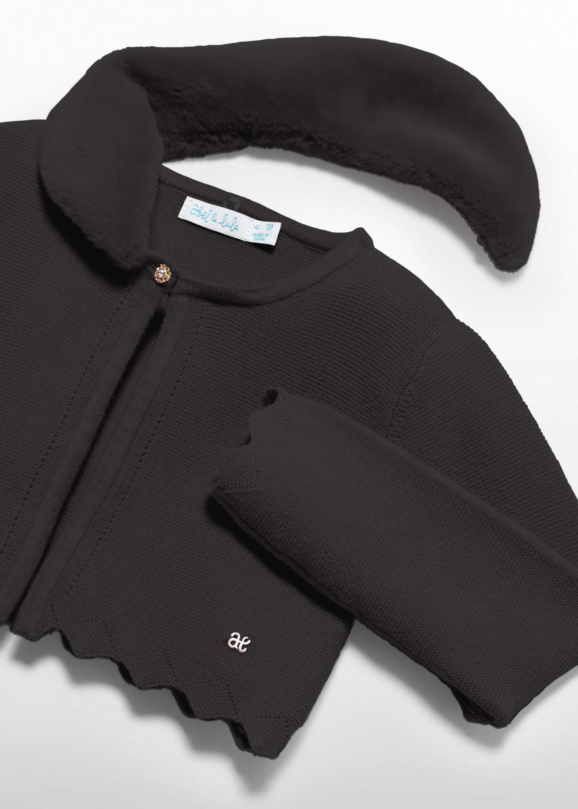 Cardigan tricot guler blanita fetita