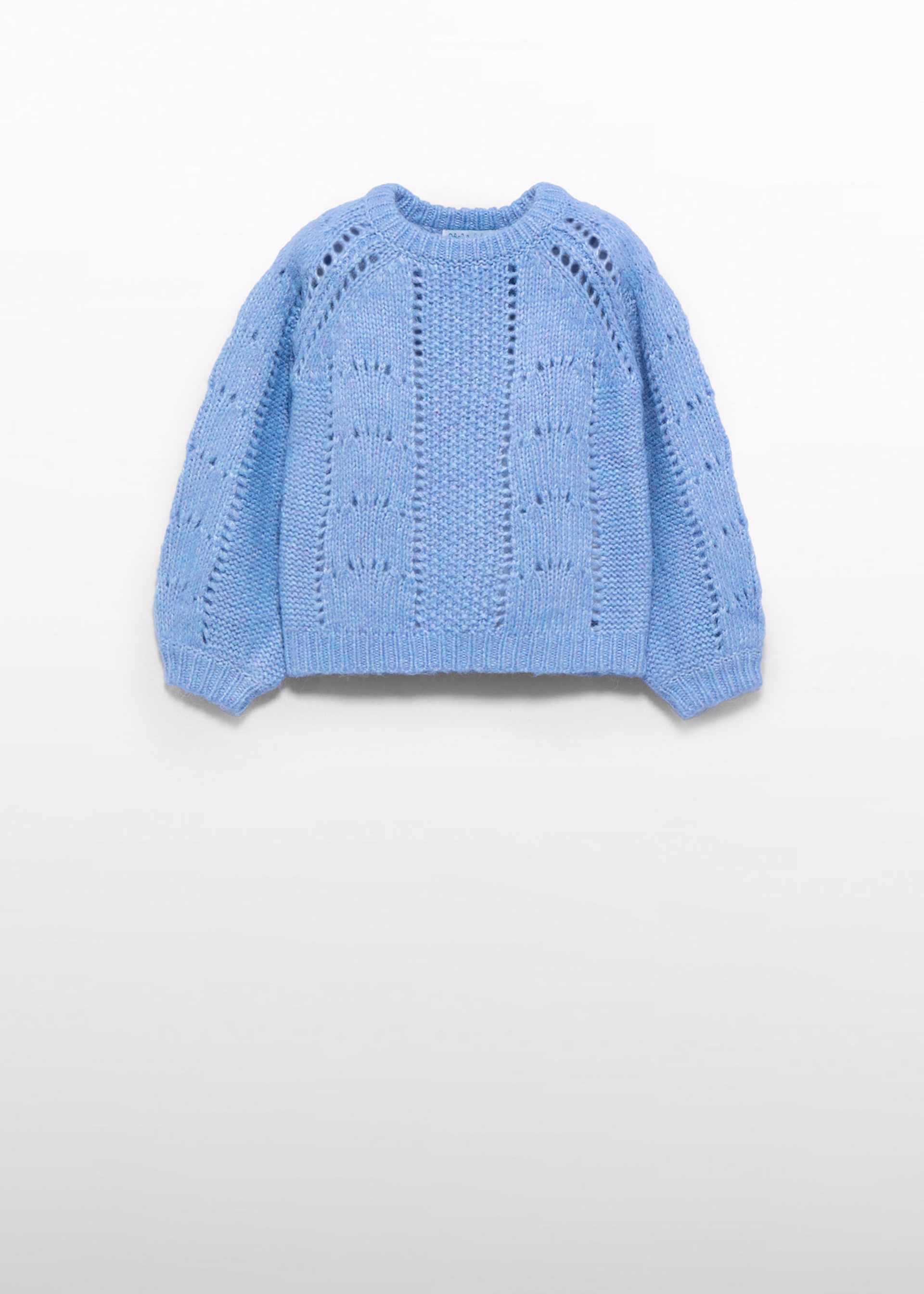 Maglione traforato bambina