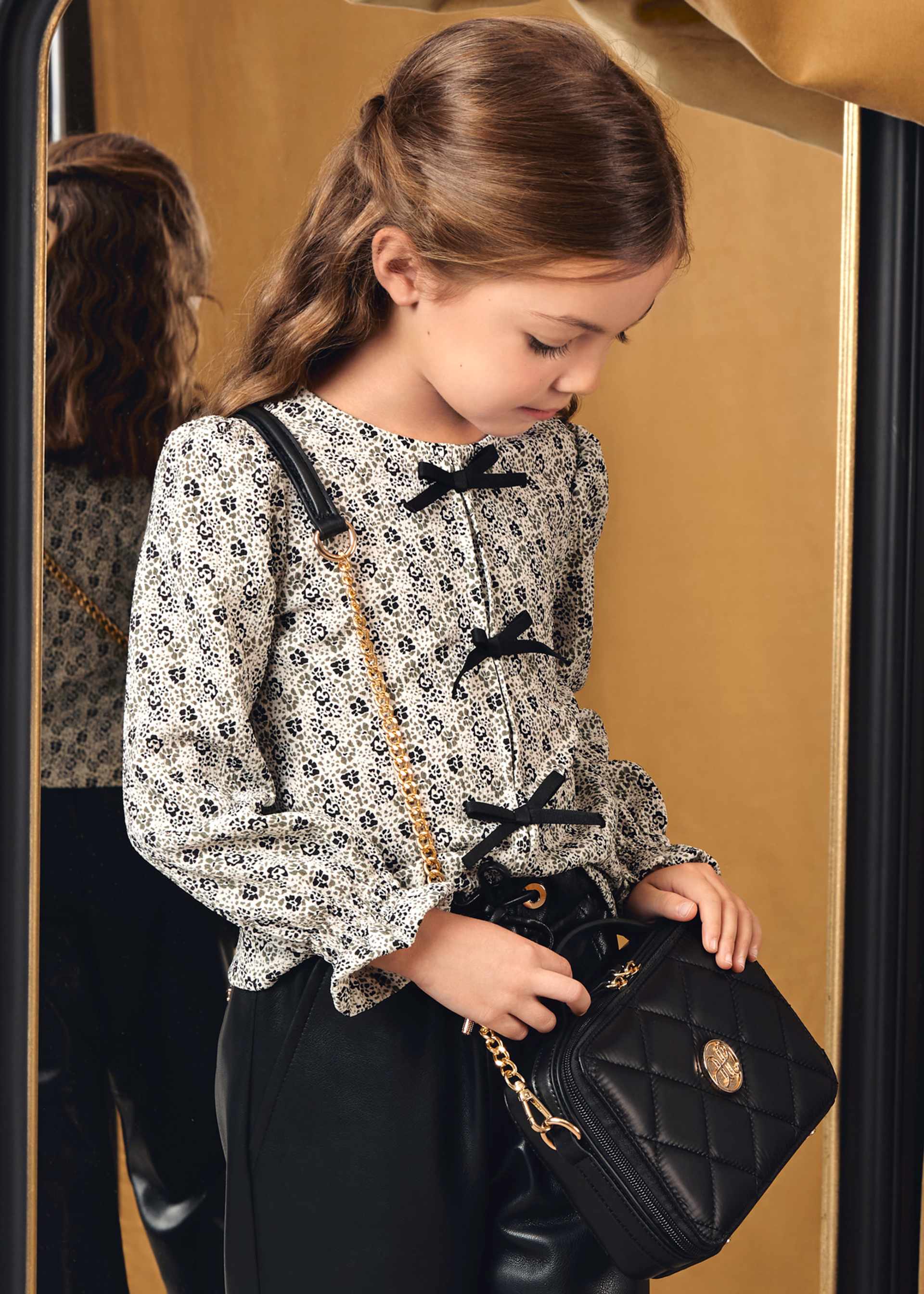 Camisola estampada menina