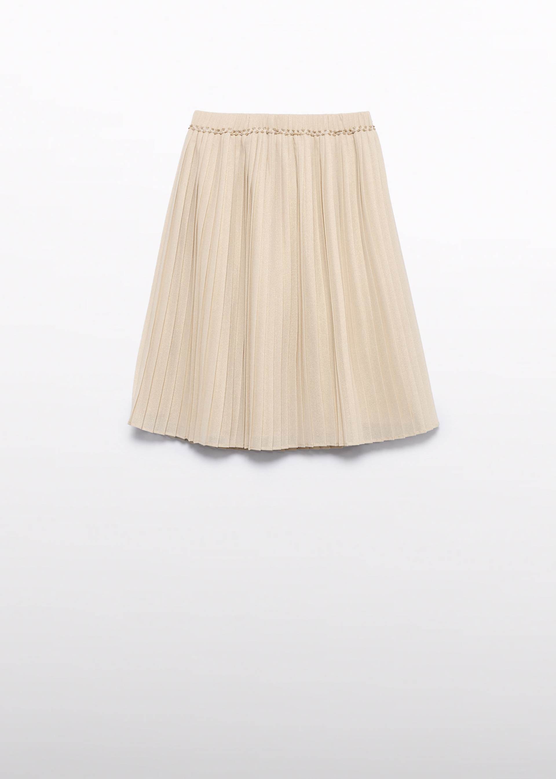 Saia plissada midi menina