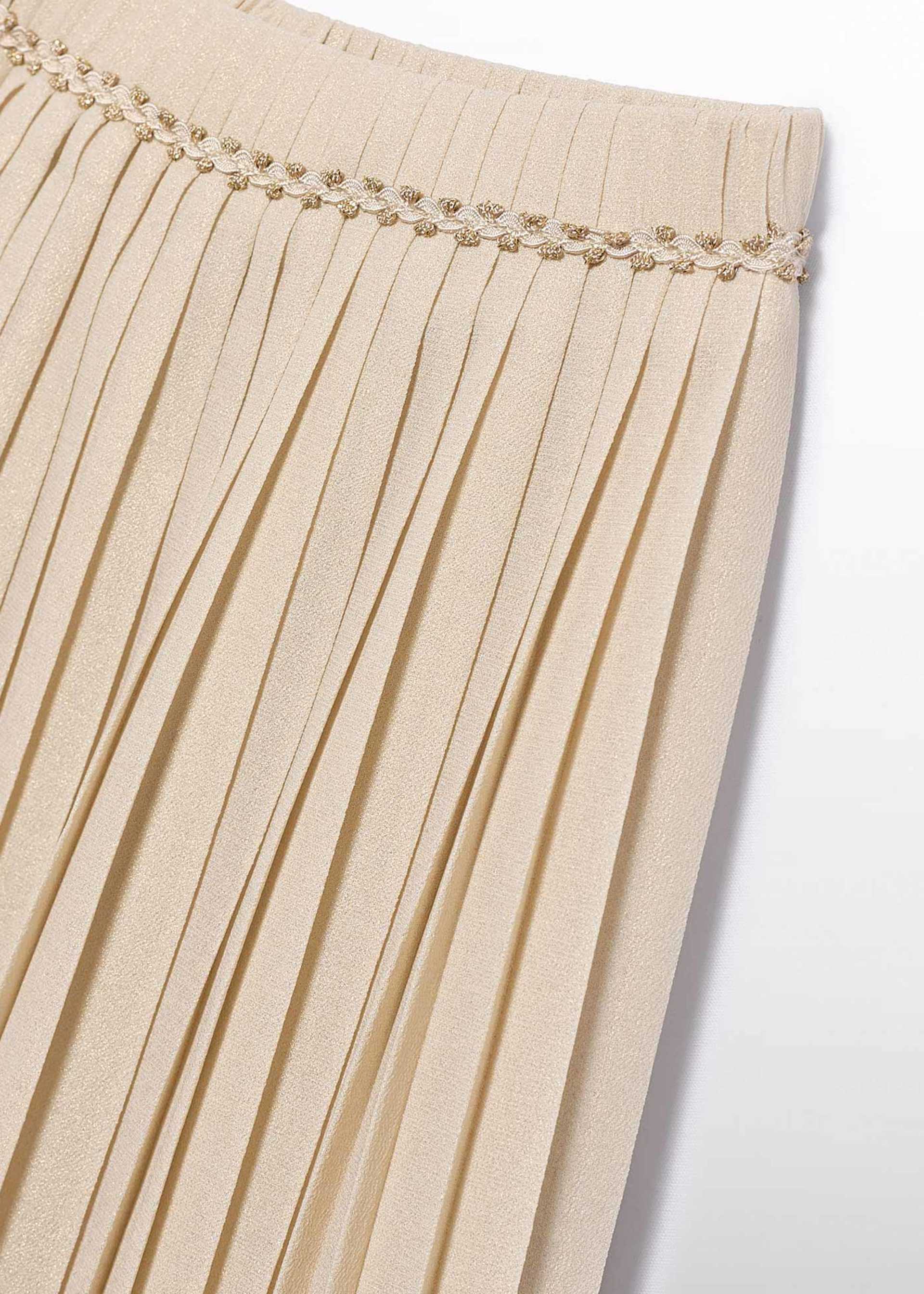 Falda plisada midi niña