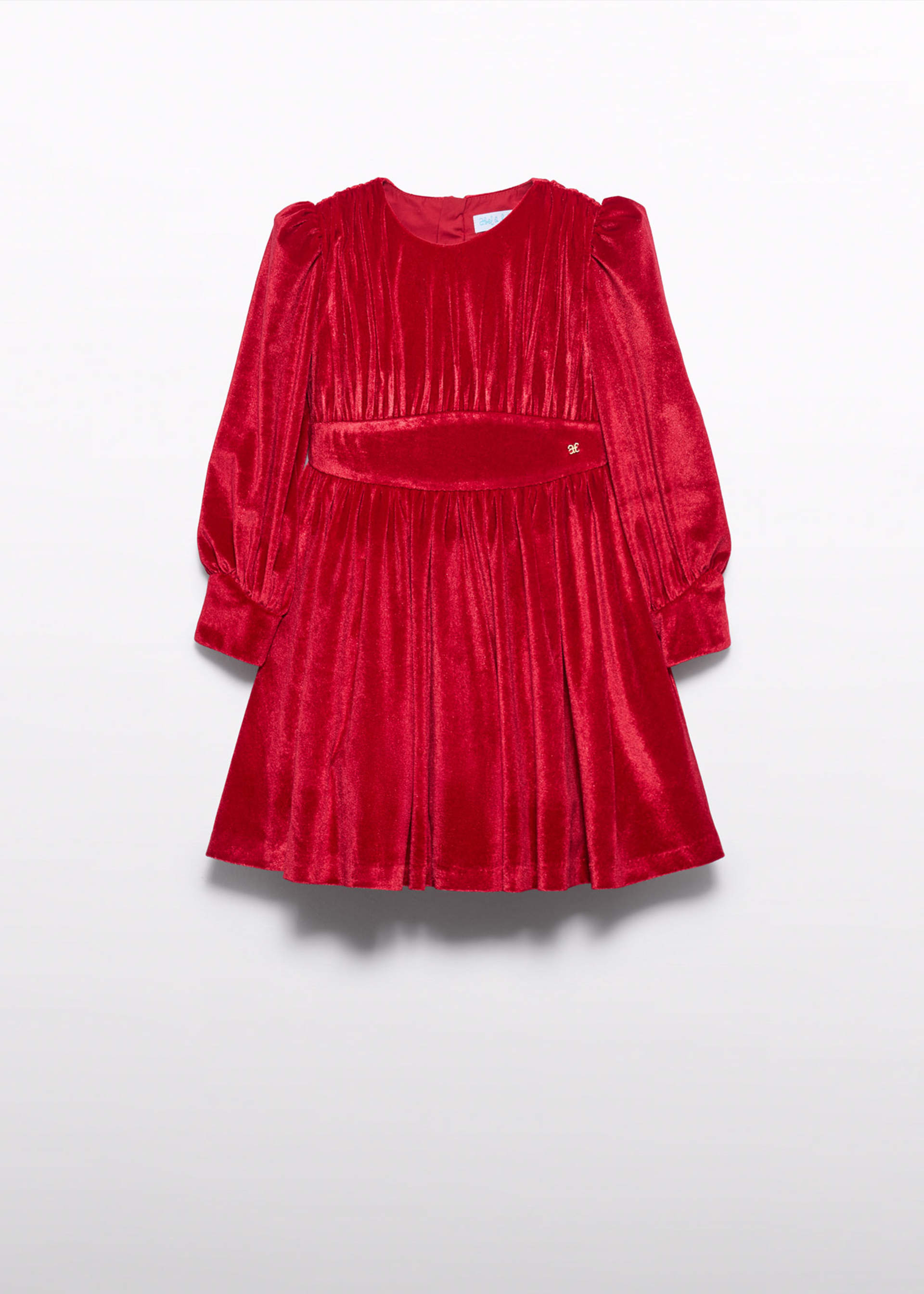 Robe à paillettes en velours fille