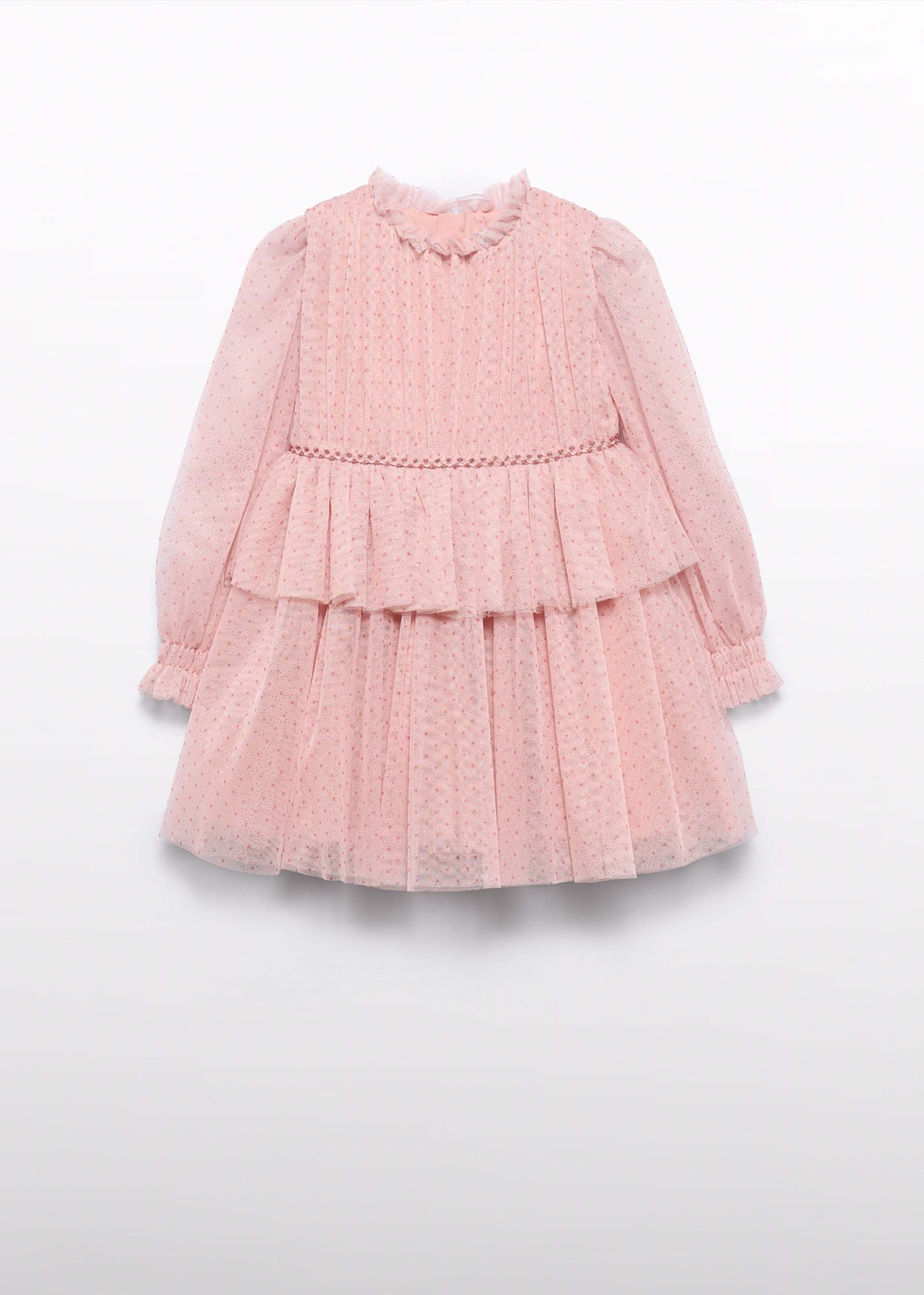 Abito tulle glitter bambina