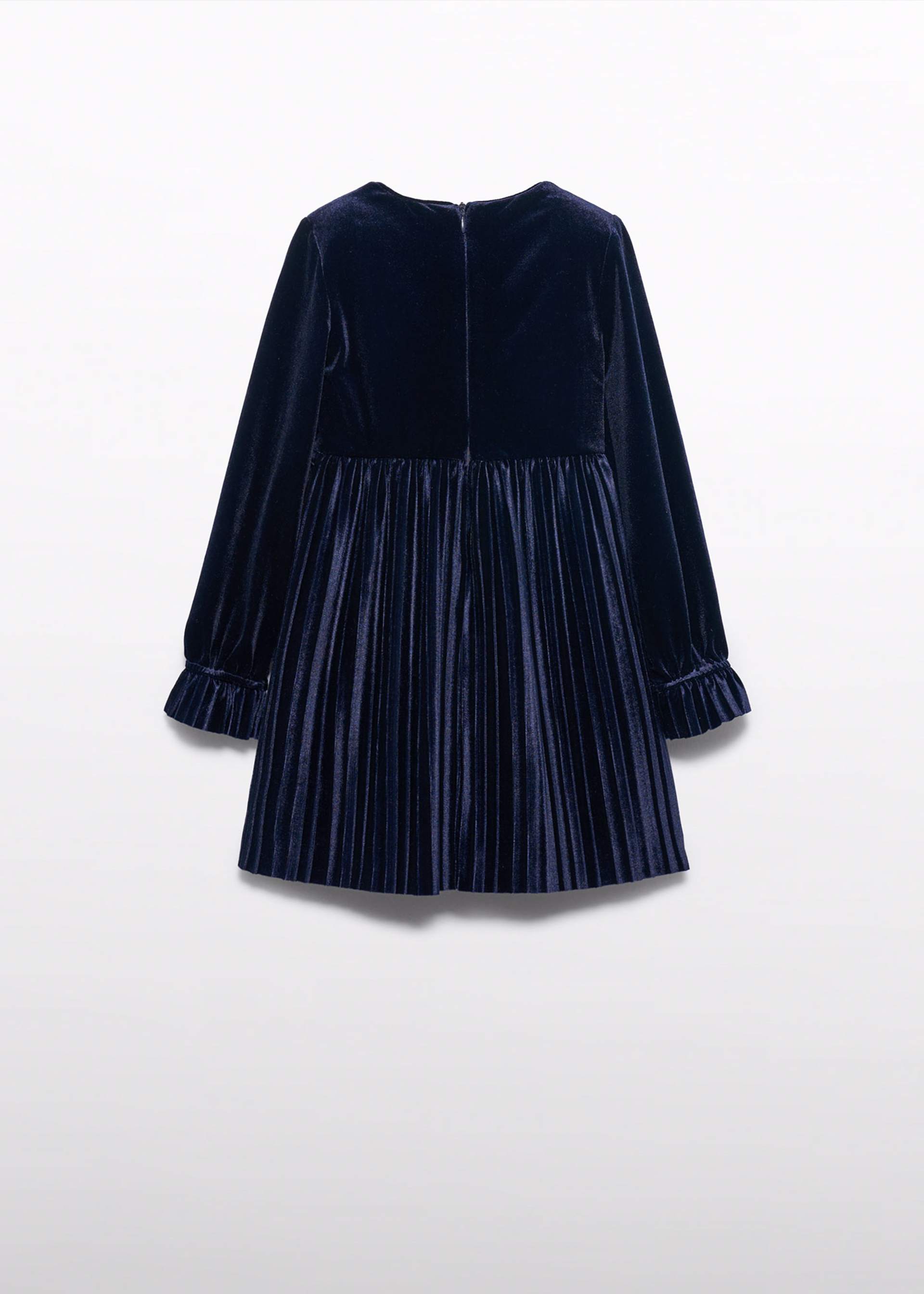 Rochie catifea pliuri fetita