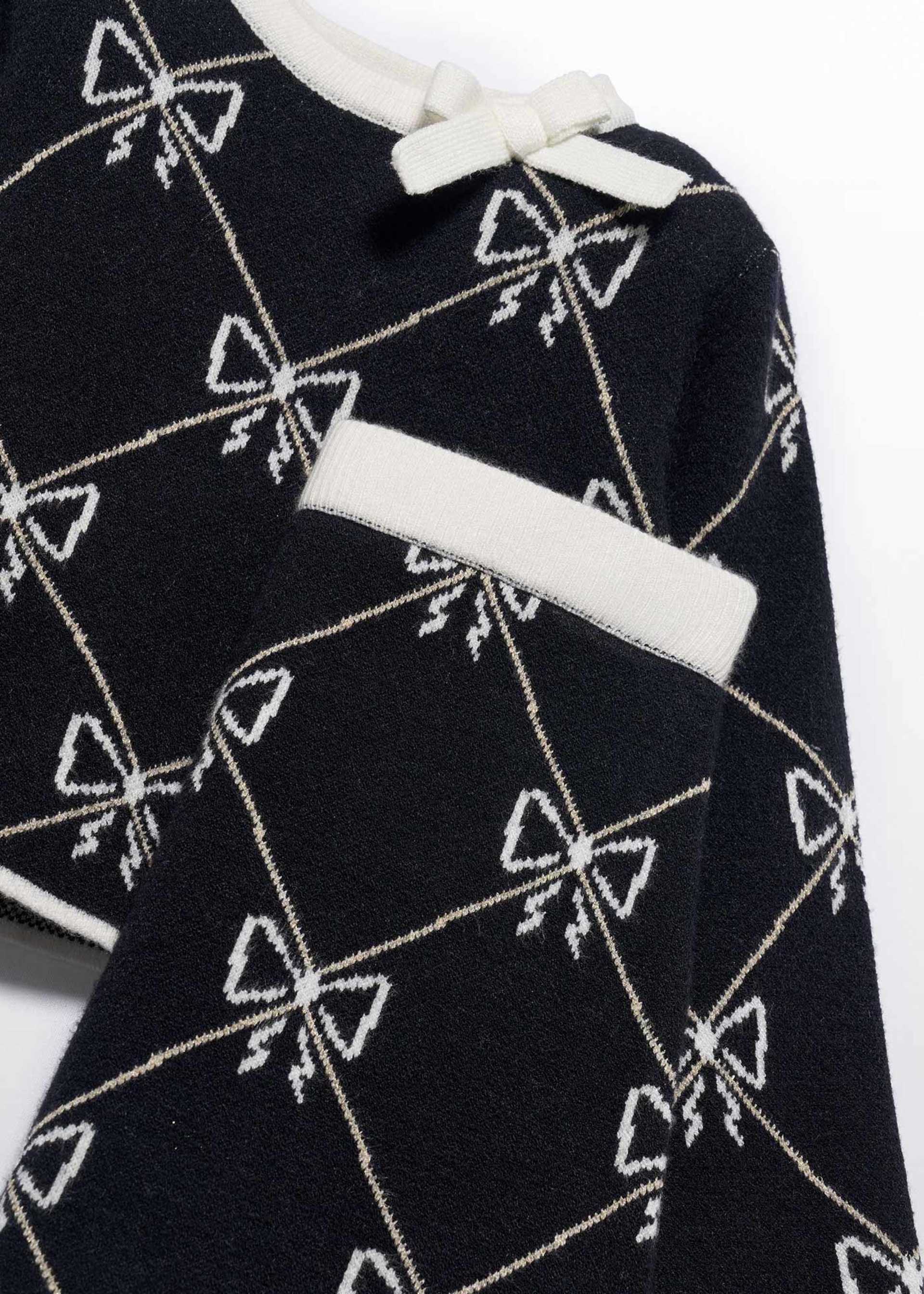 Conjunto tricot saia menina