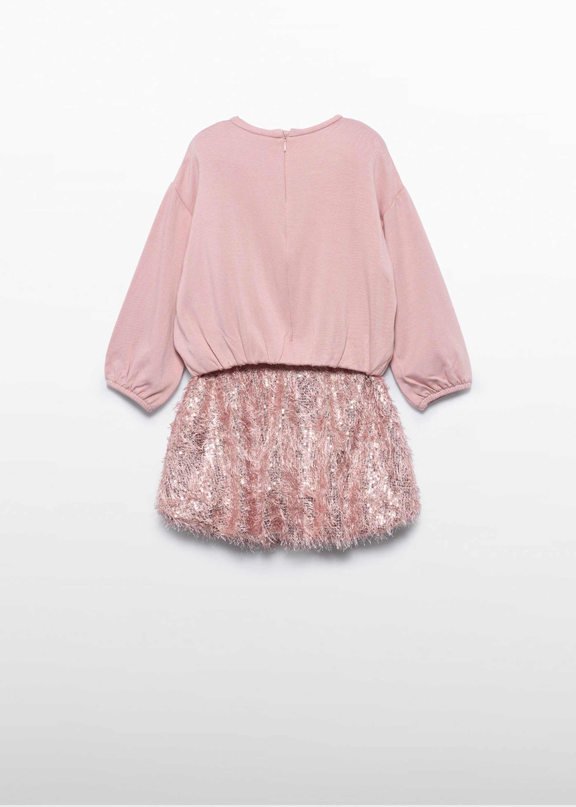 Conjunto saia franjas lantejoulas menina