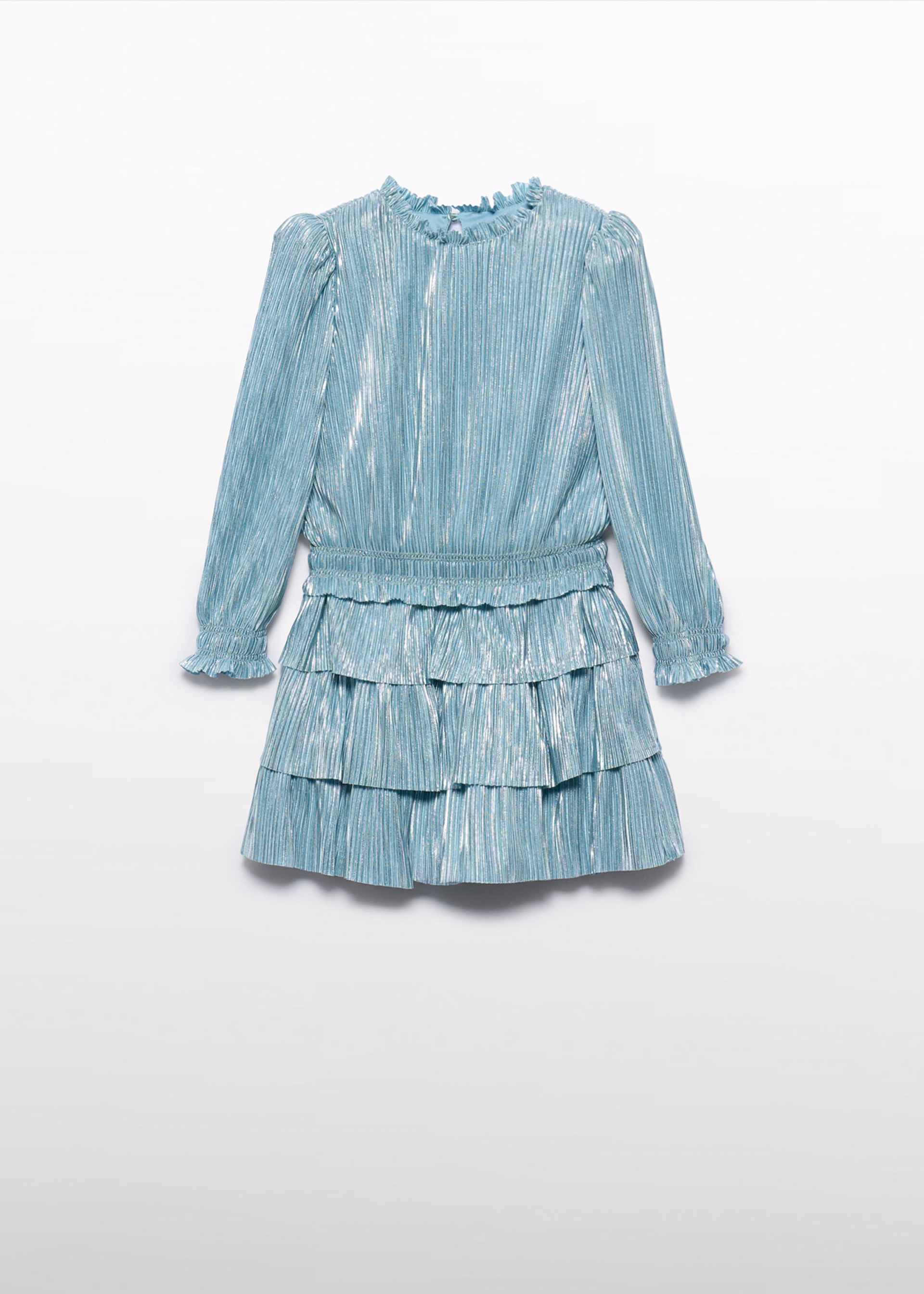 Girl Pleated Knit Skirt Set