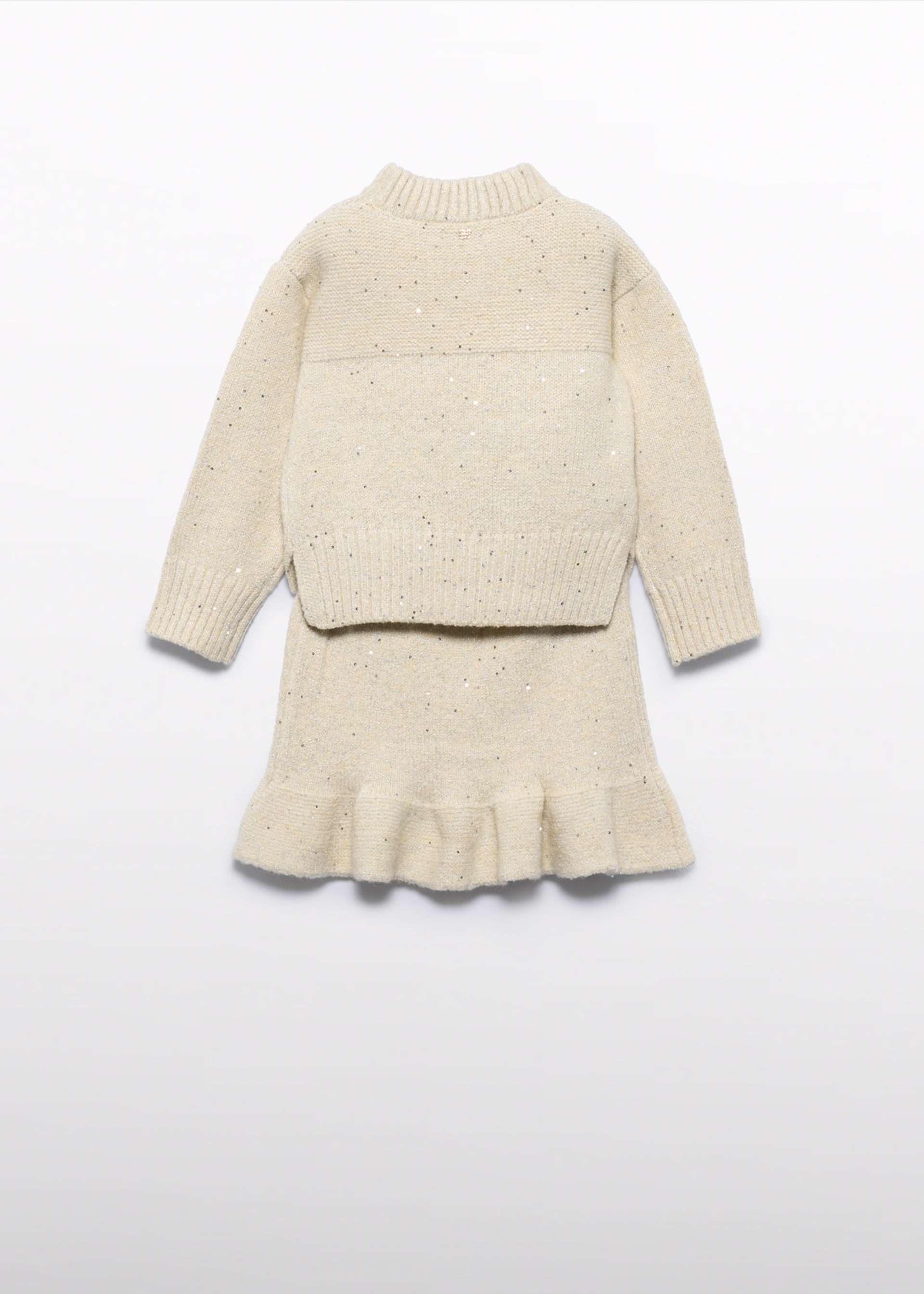 Ensemble jupe tricot fille