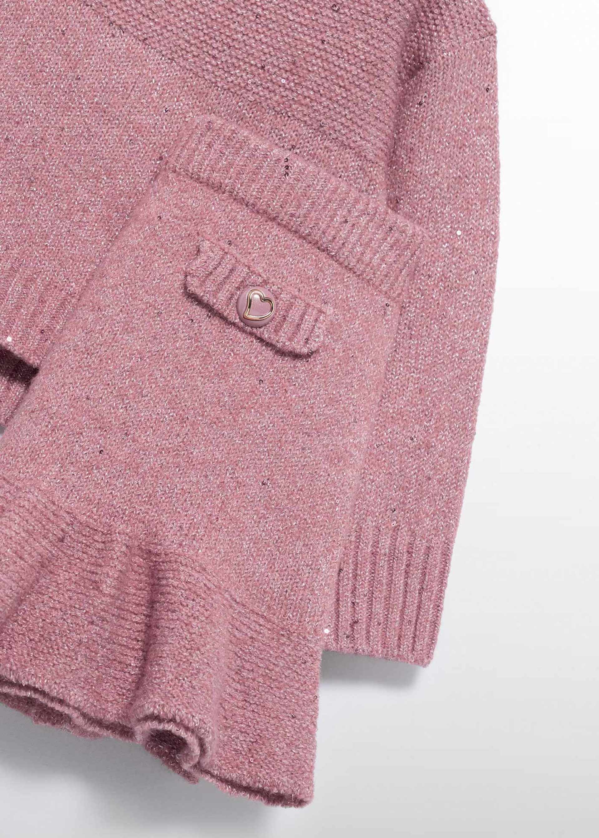 Conjunto tricot falda niña