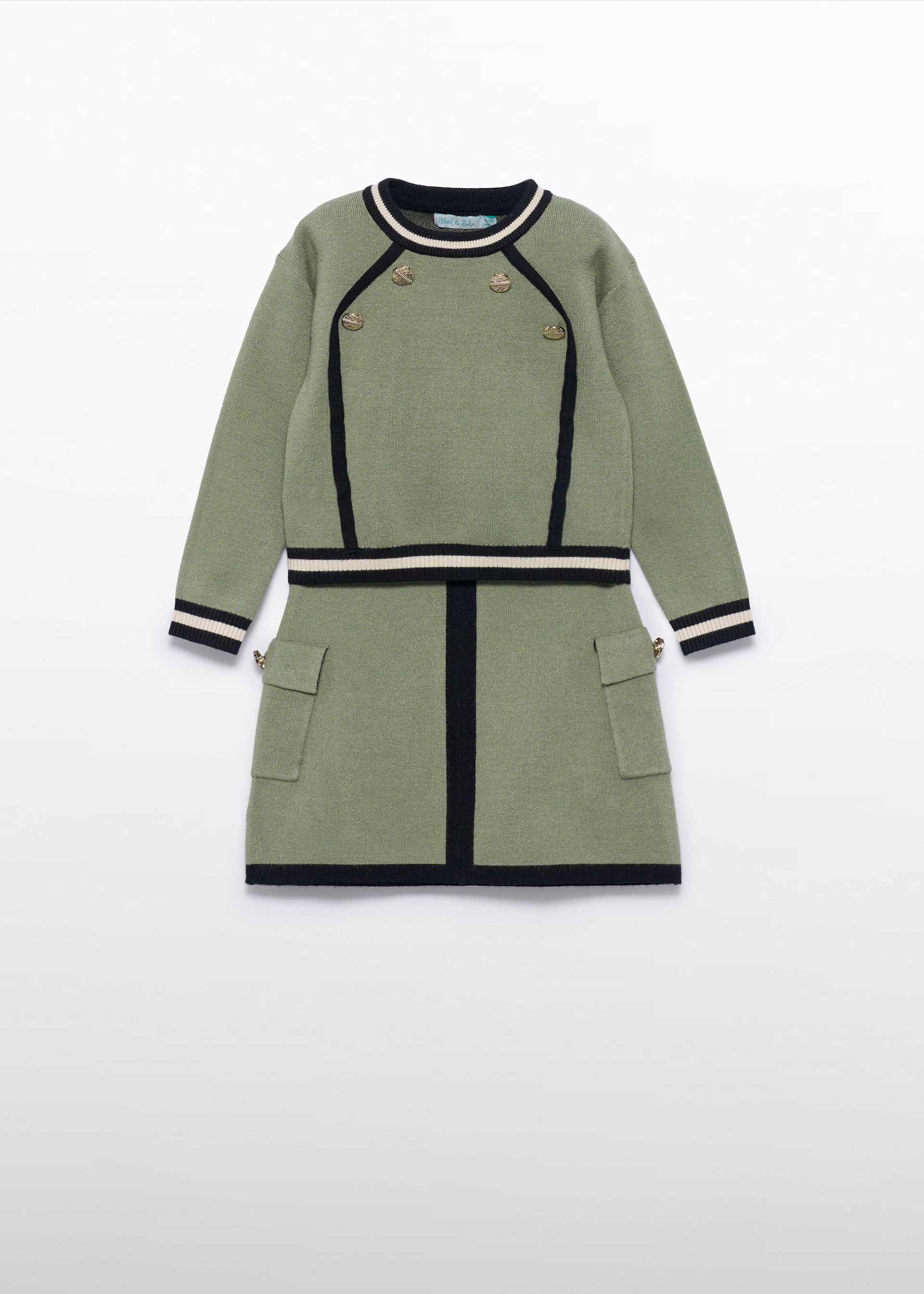 Ensemble jupe tricot fille